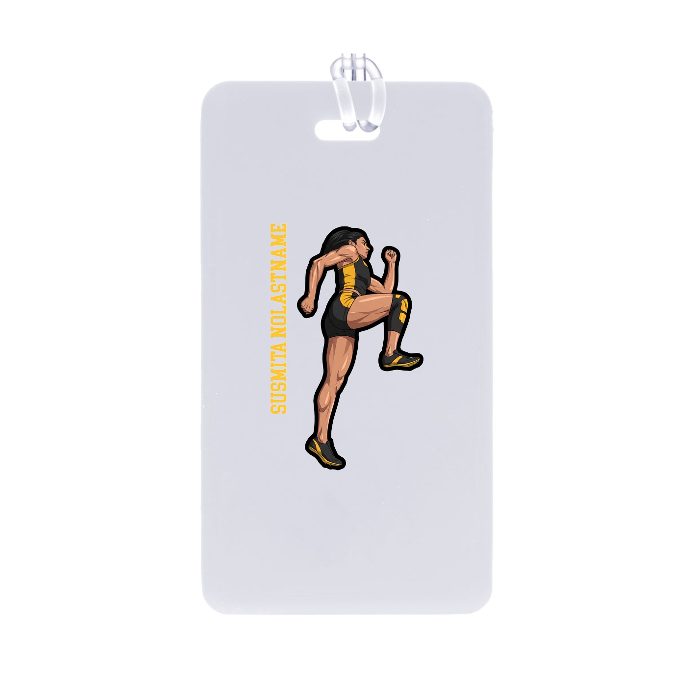 Bag Tag — Name Vertical in Classic