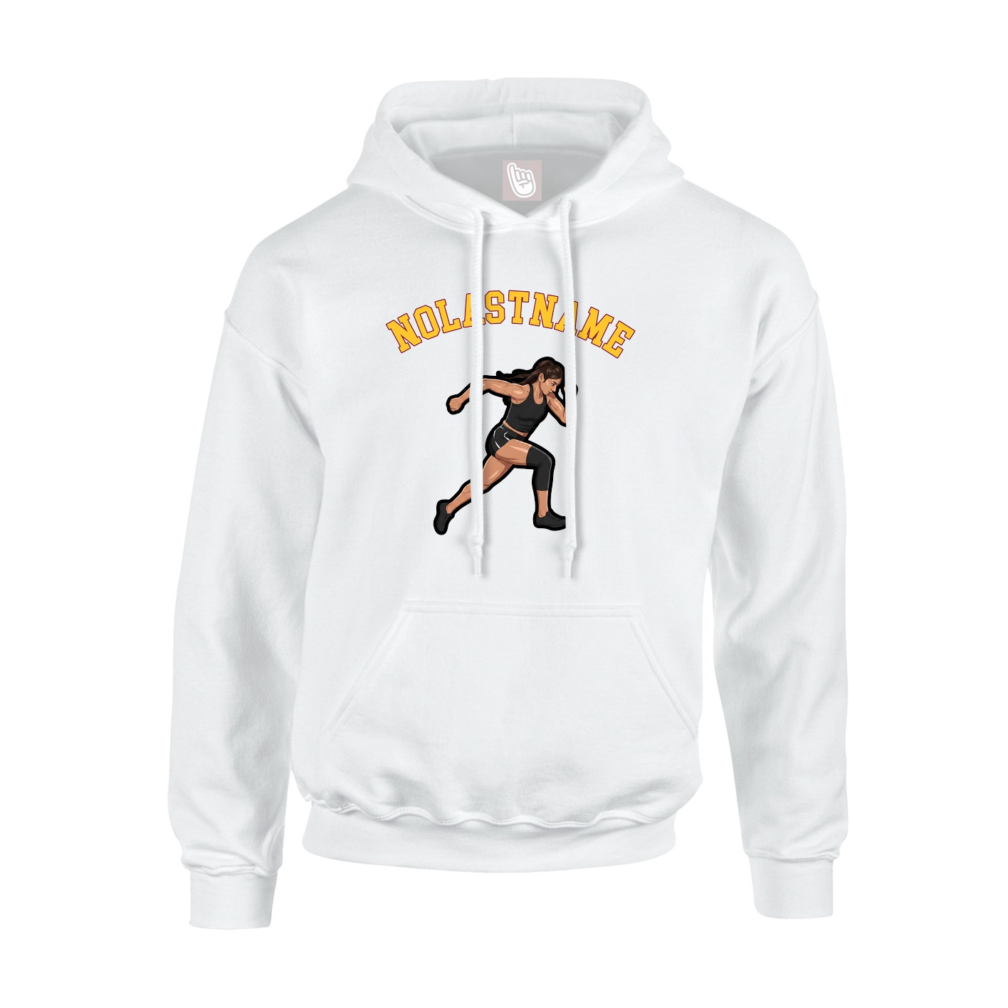 Hoodie — Shirsey Arch in White