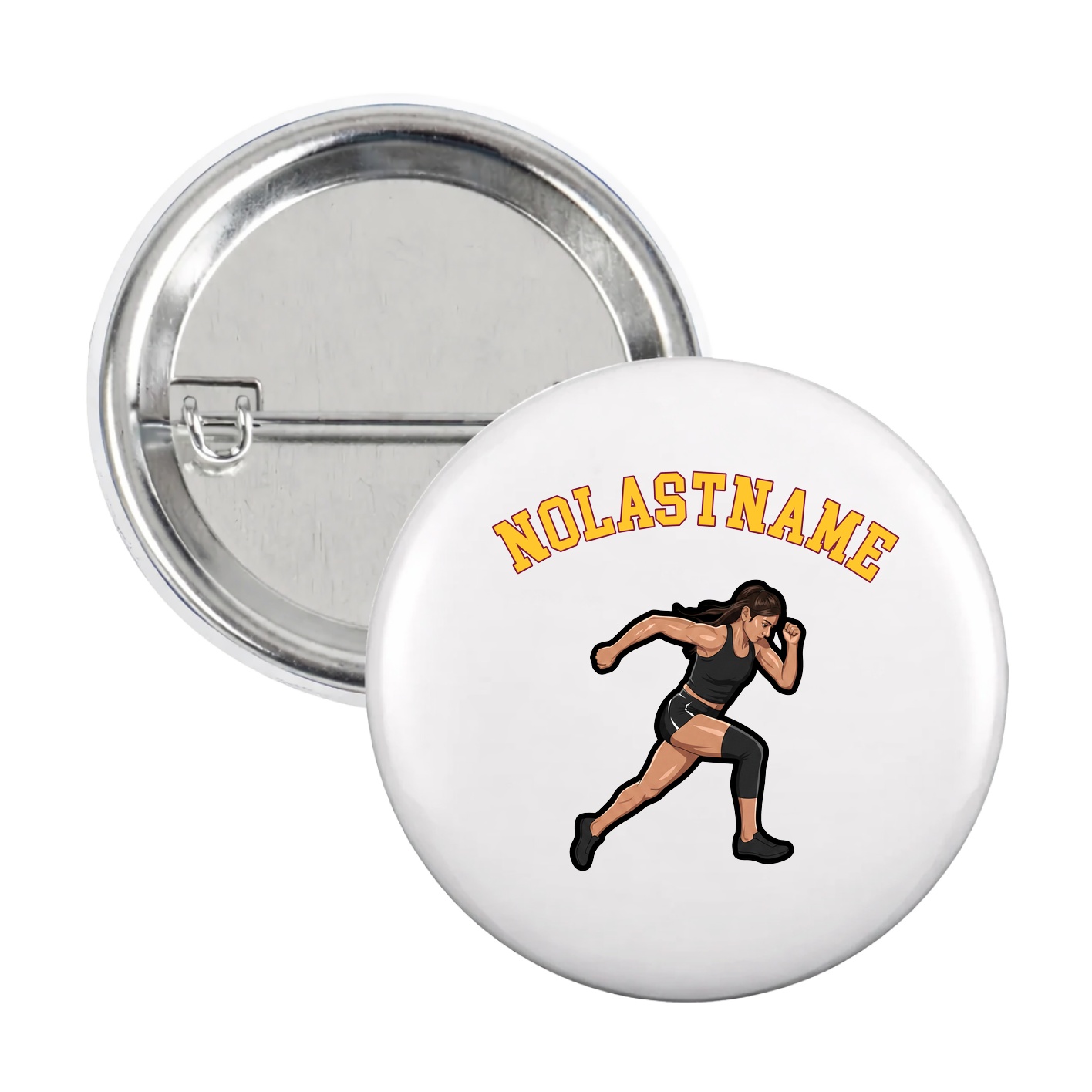 Game Day Button — Shirsey Arch in White