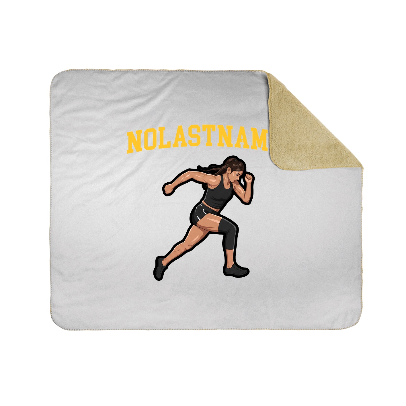 Throw Blanket — Shirsey in White
