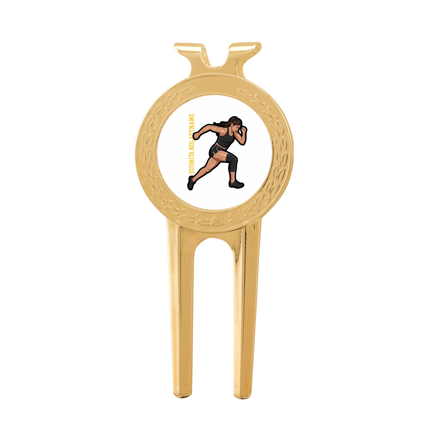 Divot Tool with Ball Marker — Name Vertical in Classic