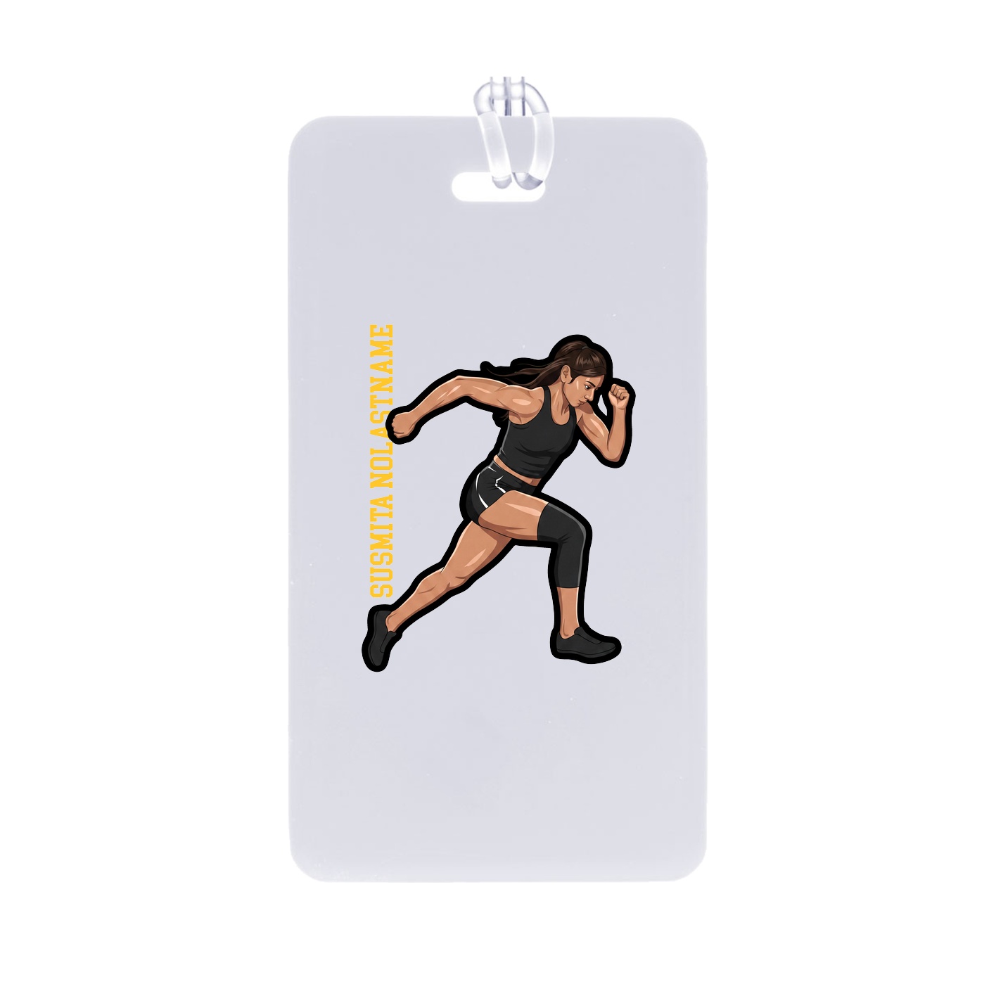 Bag Tag — Name Vertical in Classic