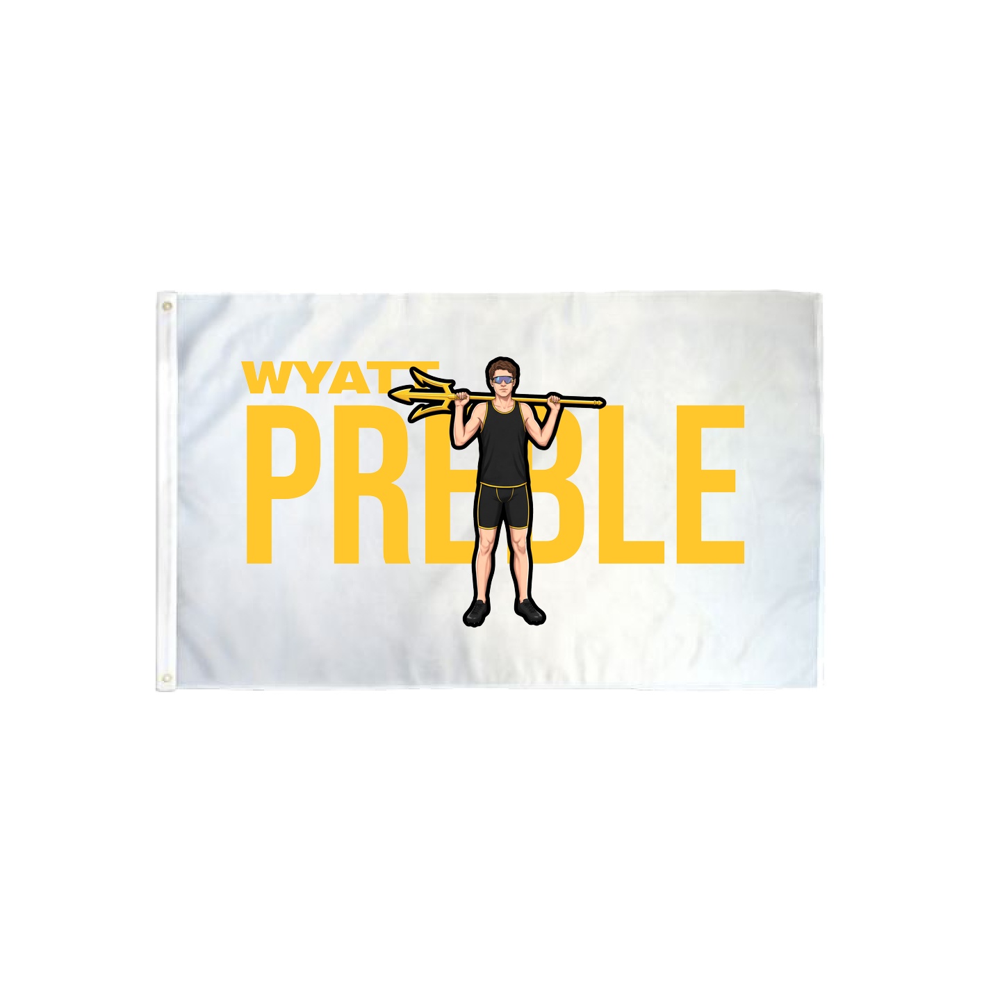 3x5 Flag — Player Name in Classic