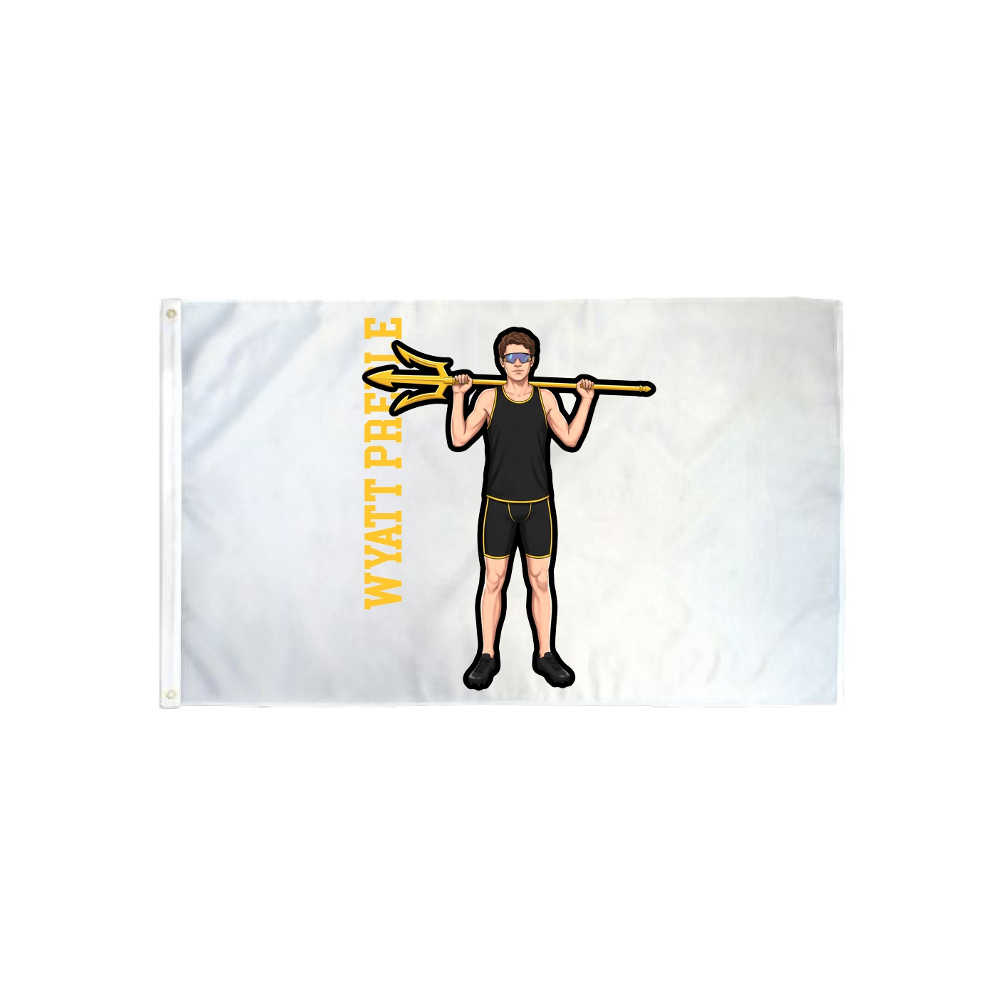 3x5 Flag — Name Vertical in Classic