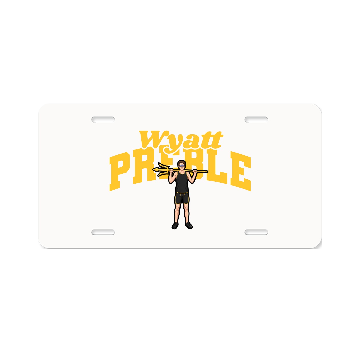License Plate — Signature Arch in Classic