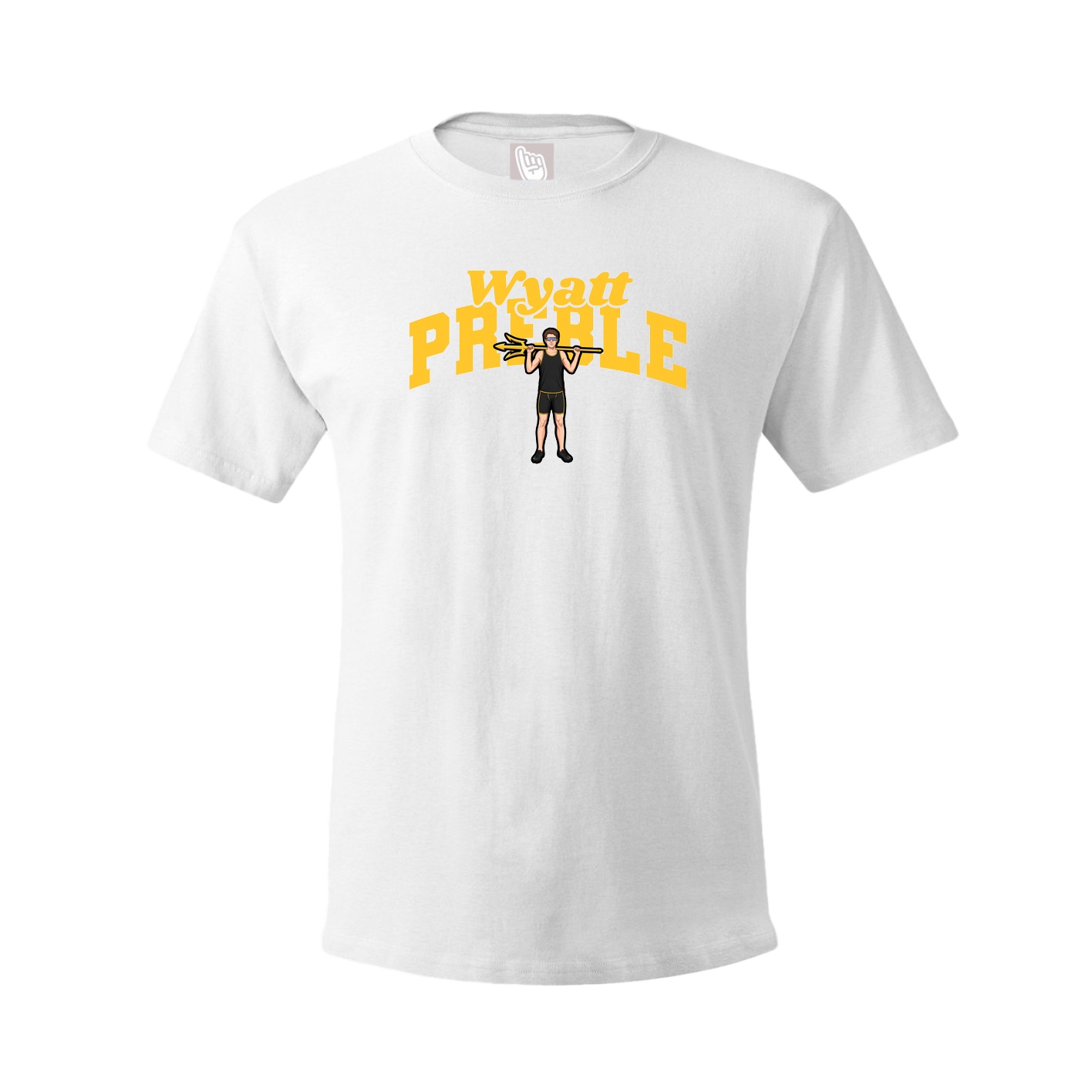 Youth Tee — Signature Arch in White