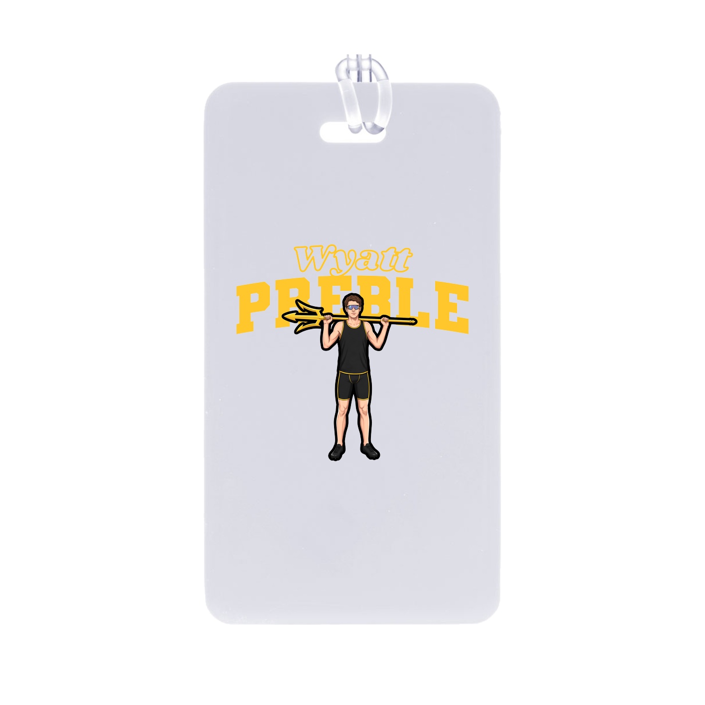 Bag Tag — Name Arch in Classic