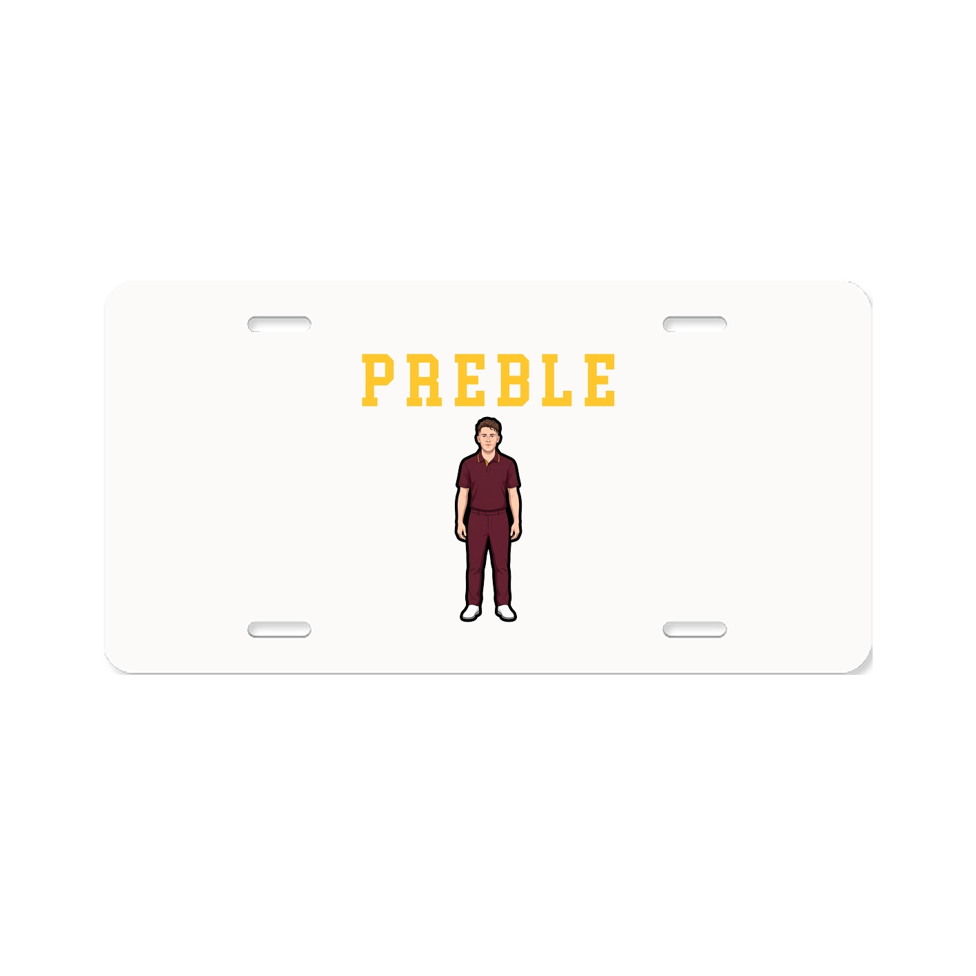 License Plate — Shirsey in Classic
