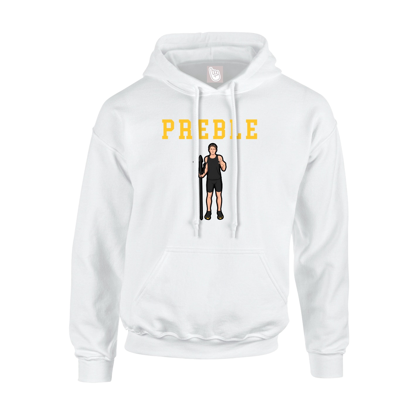 Hoodie — Shirsey in White