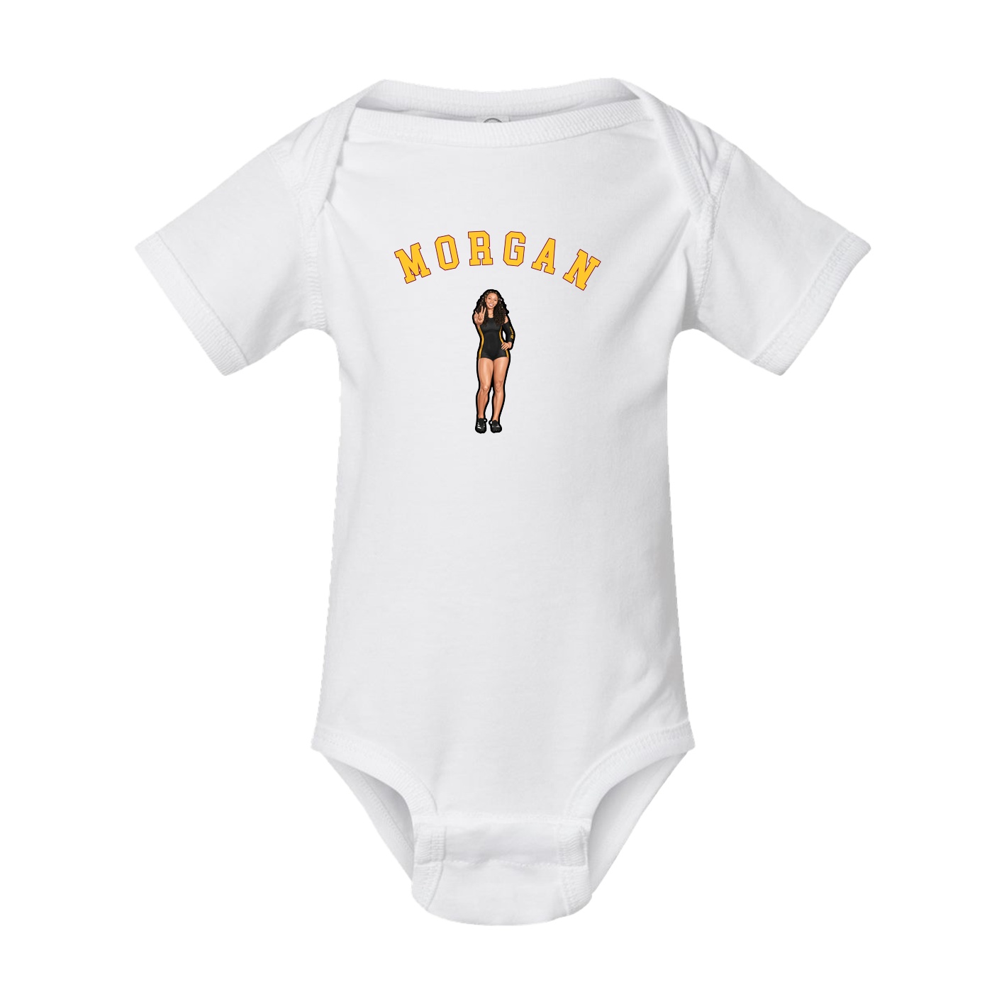 Baby Onesie — Shirsey Arch in White