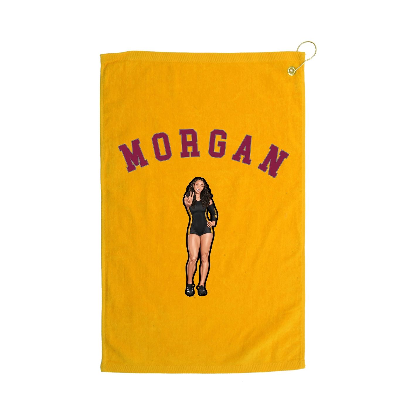 Golf Towel — Shirsey Arch in Gold