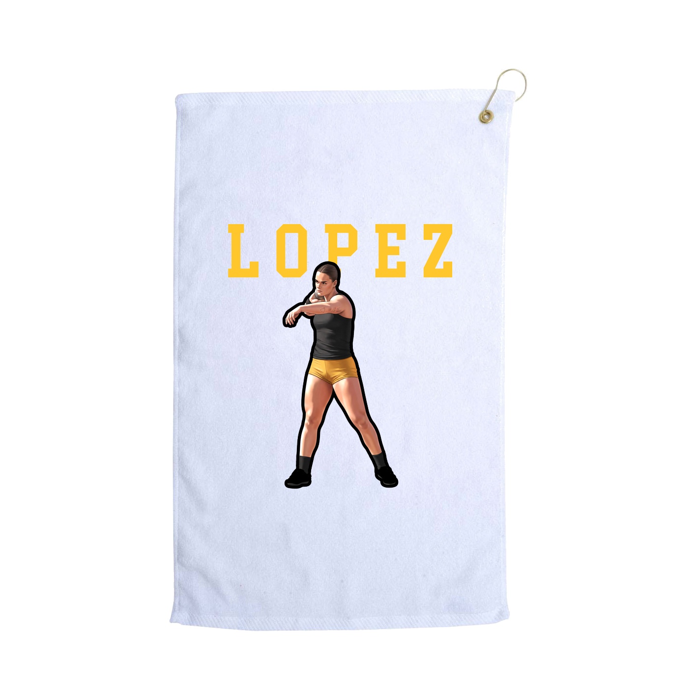 Golf Towel — Shirsey in White