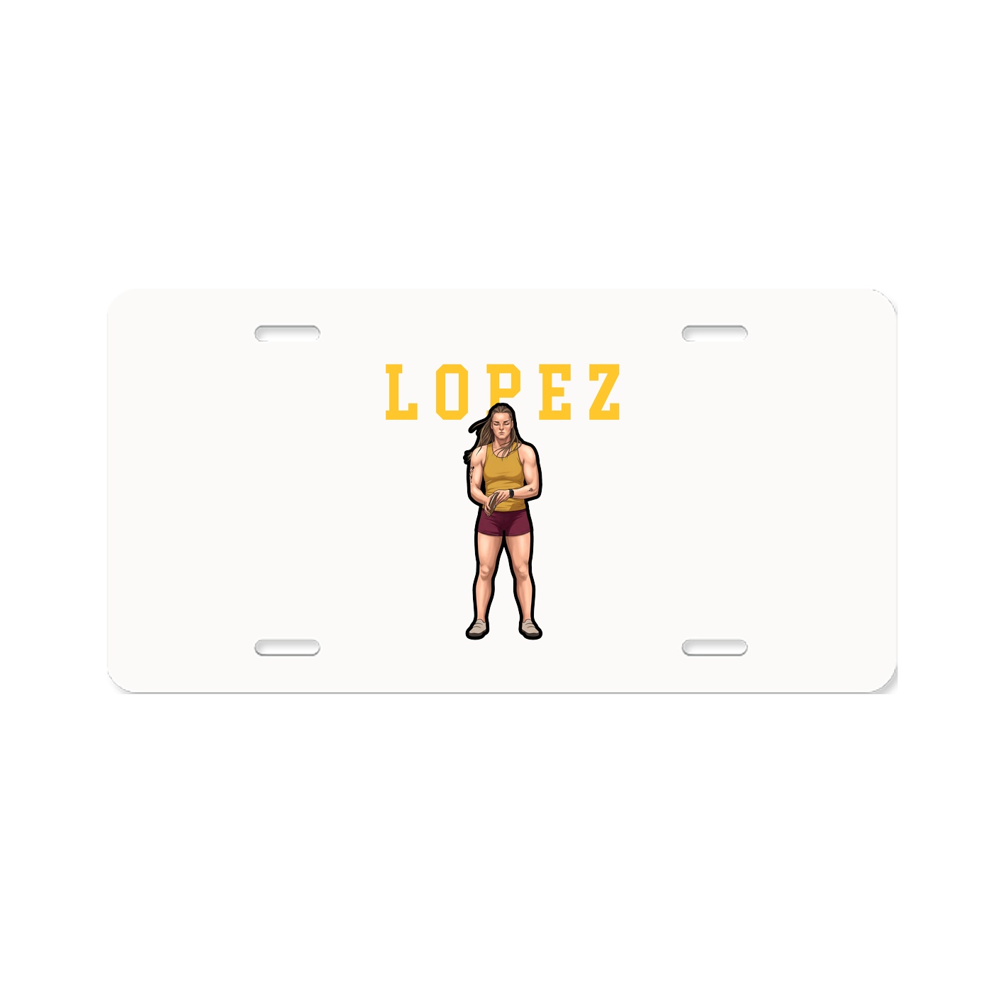 License Plate — Shirsey in Classic