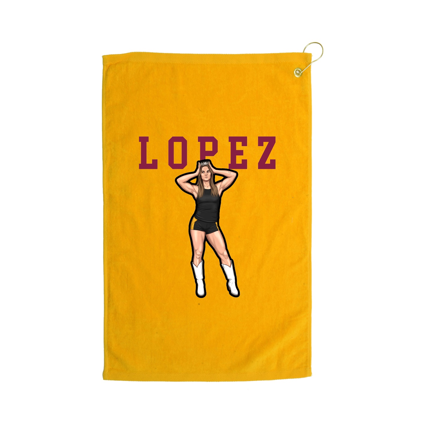 Golf Towel — Shirsey in Gold