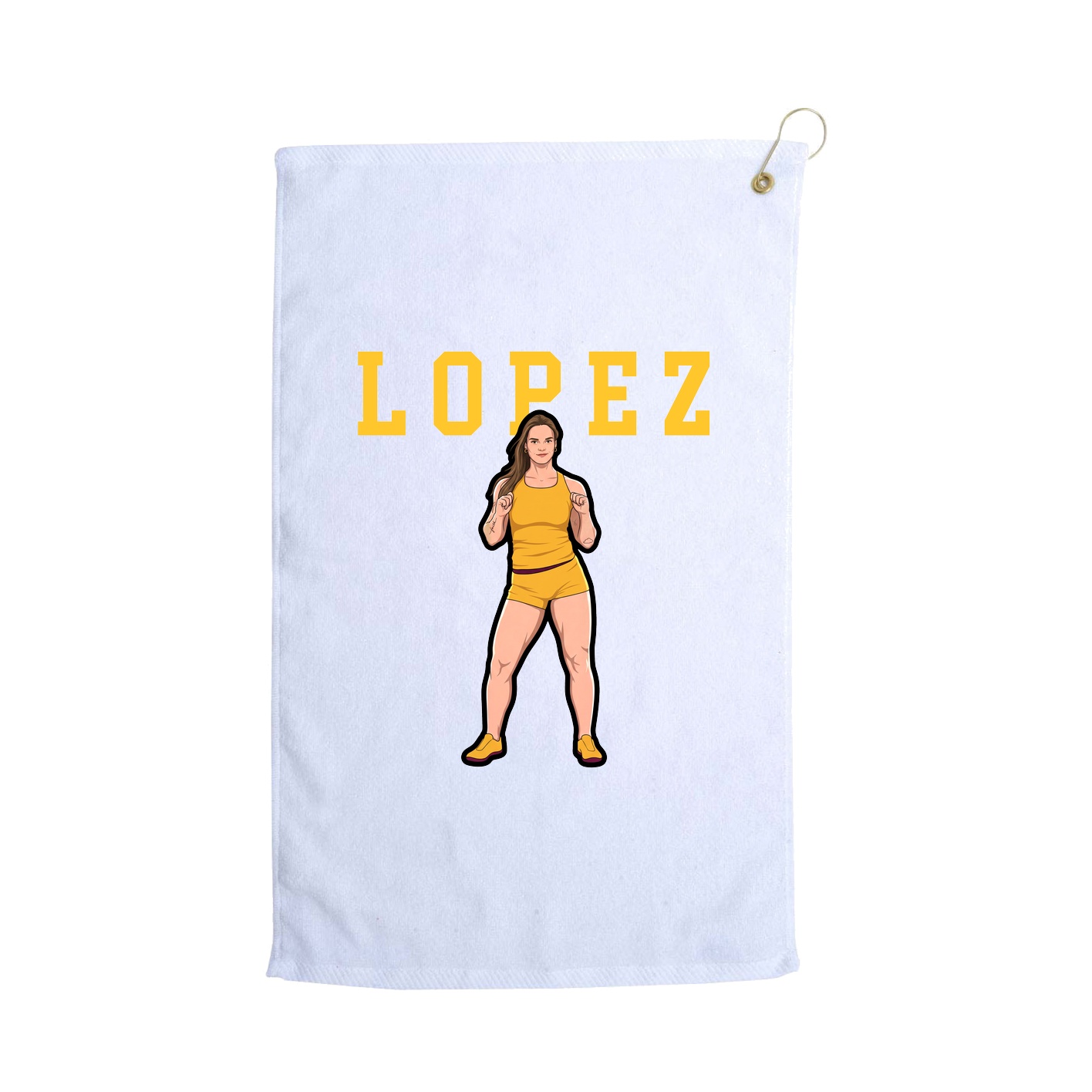 Golf Towel — Shirsey in White