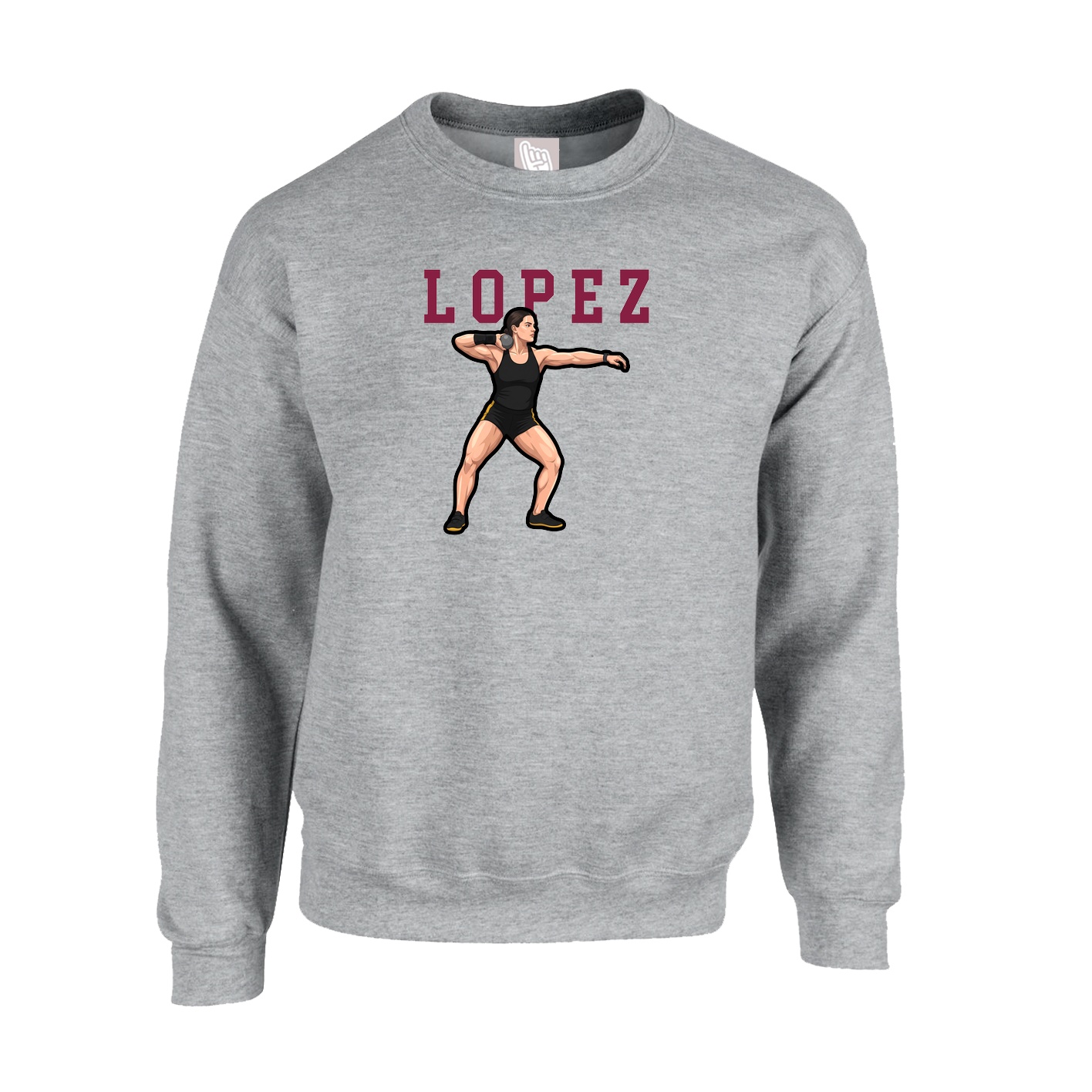 Fleece Crew — Shirsey in Grey