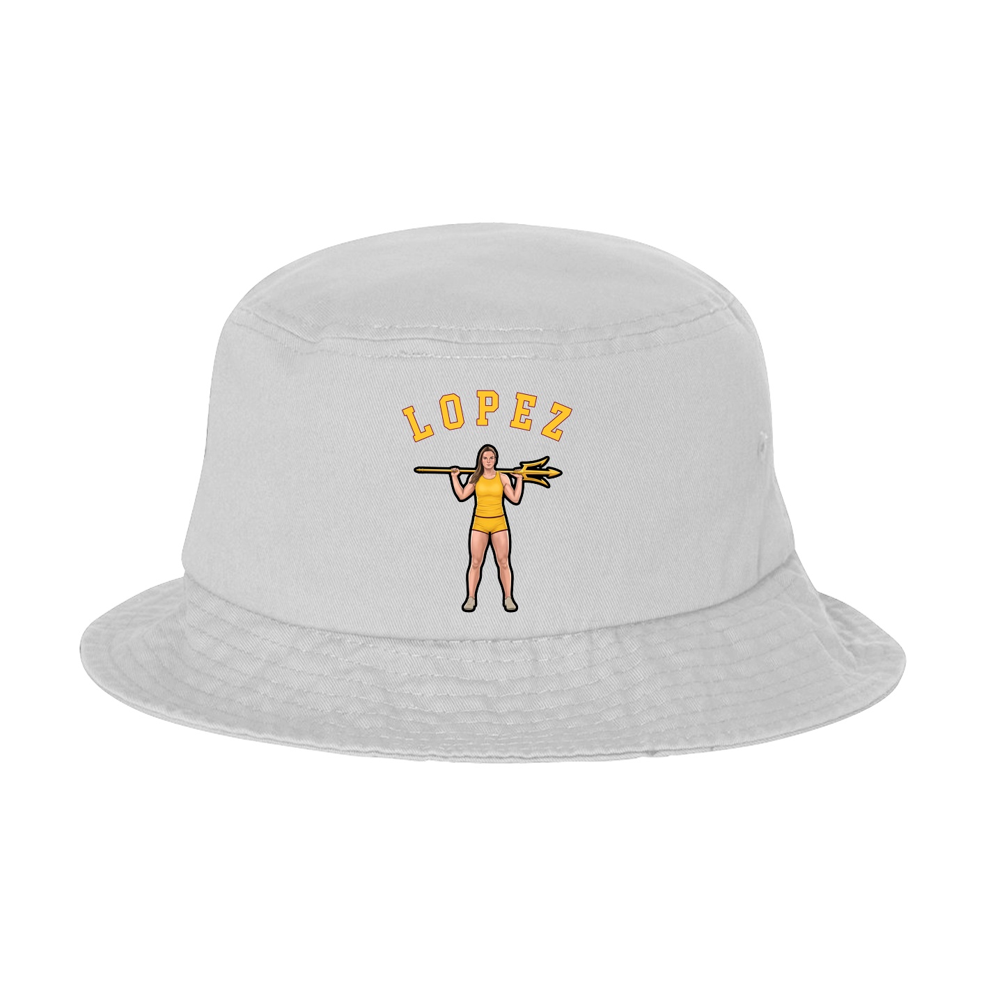 Bucket Cap — Shirsey Arch in White