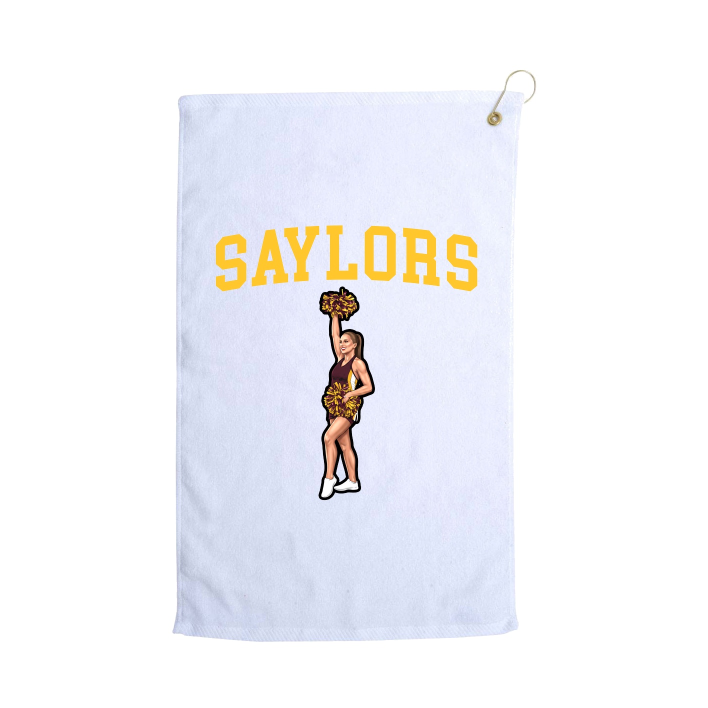 Golf Towel — Shirsey in White