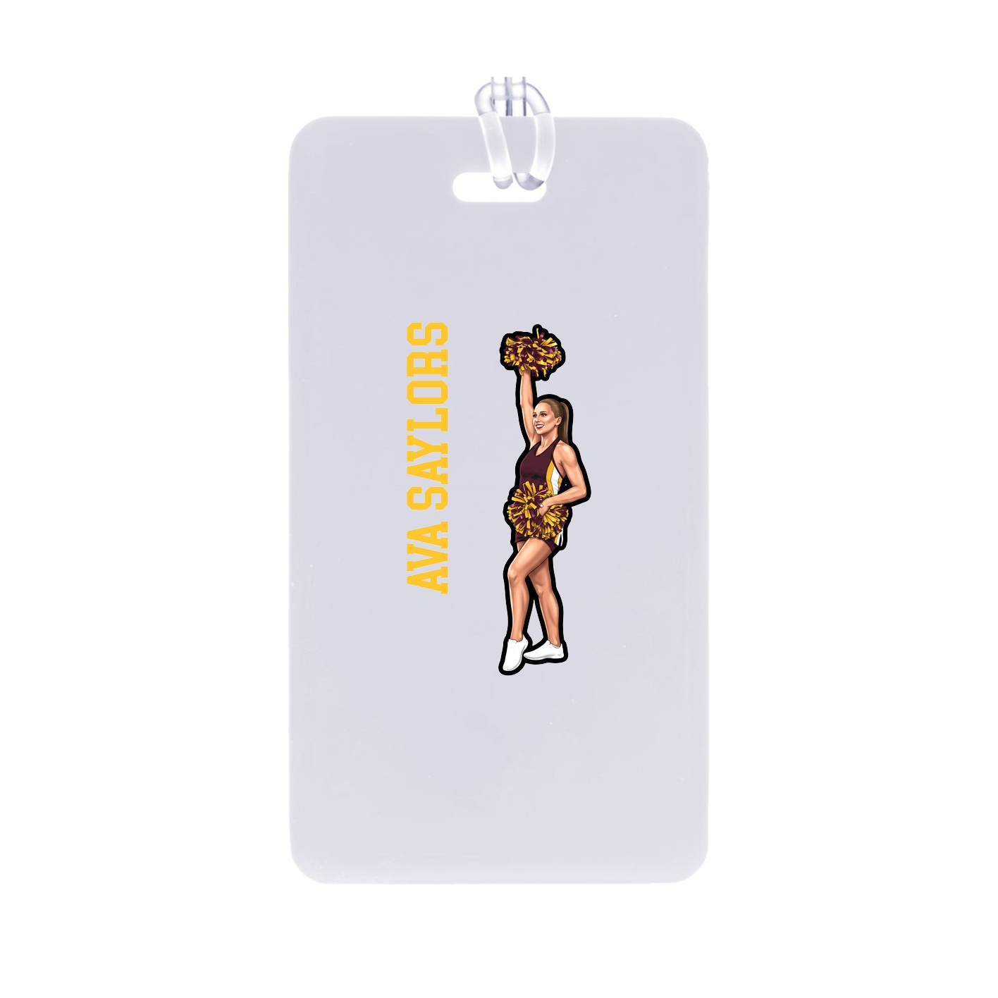 Bag Tag — Name Vertical in Classic