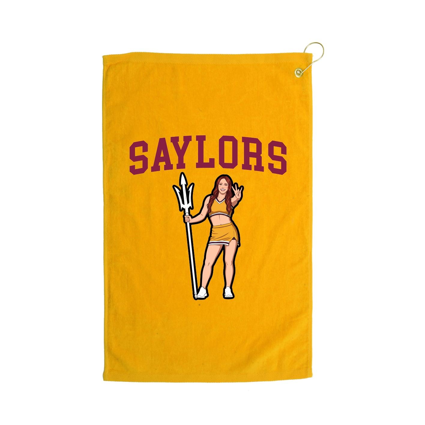 Golf Towel — Shirsey in Gold