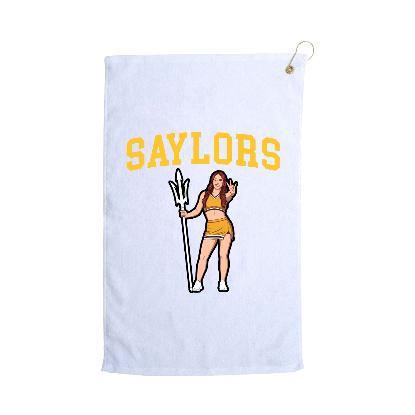Golf Towel — Shirsey in White
