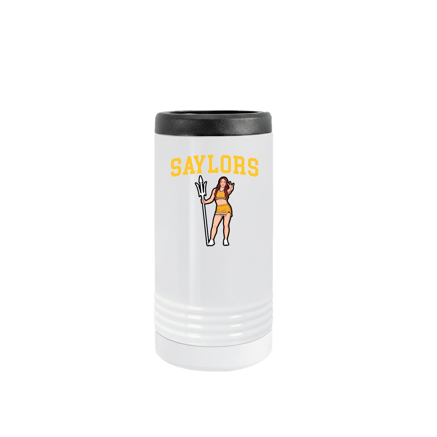 Slim Beverage Holder — Shirsey in White