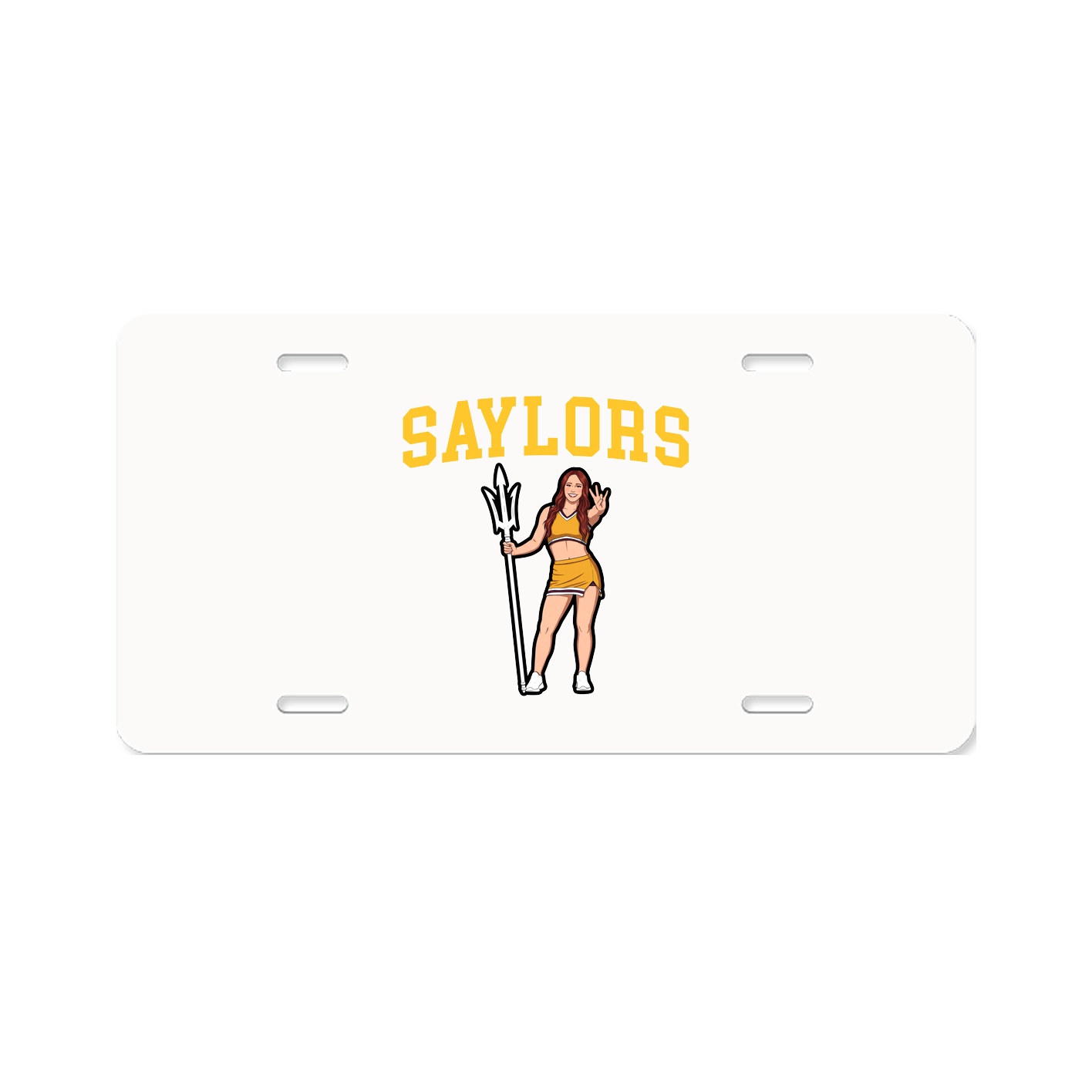 License Plate — Shirsey in Classic