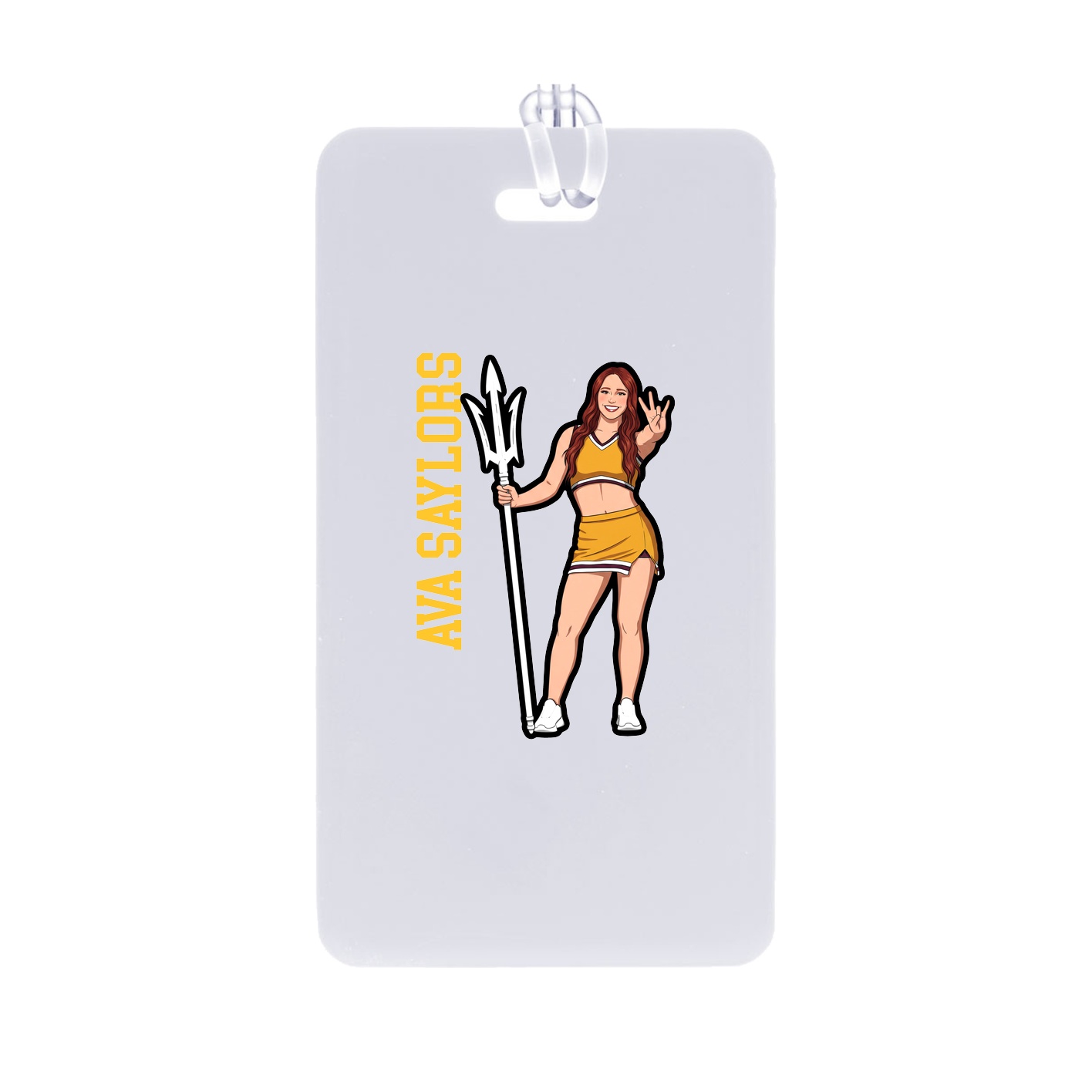 Bag Tag — Name Vertical in Classic