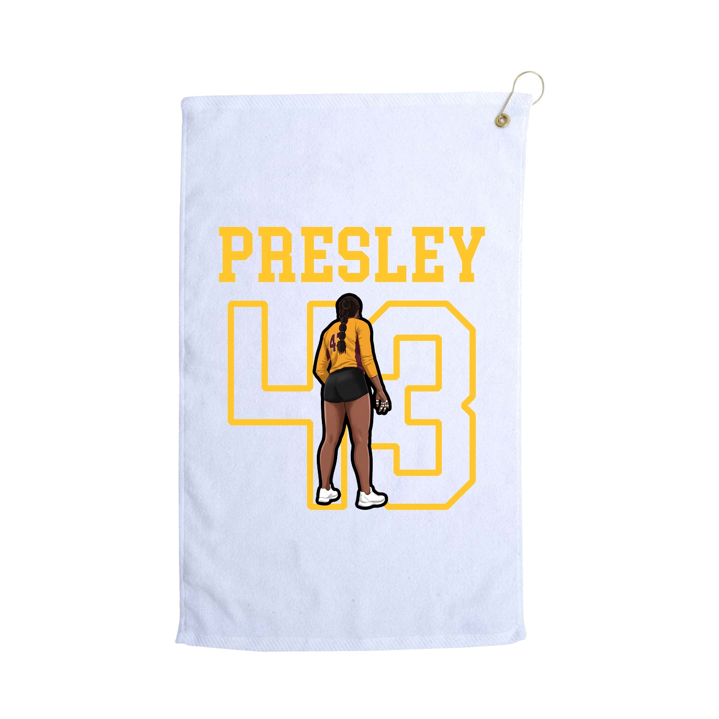 Golf Towel — Shirsey in White