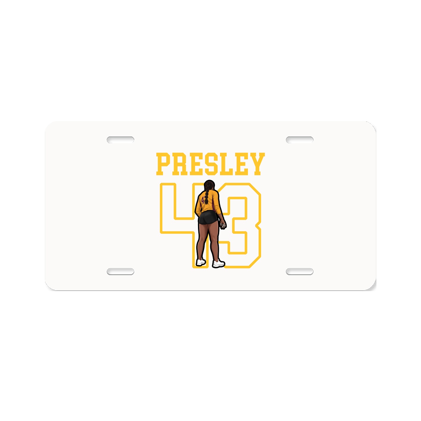 License Plate — Shirsey in Classic