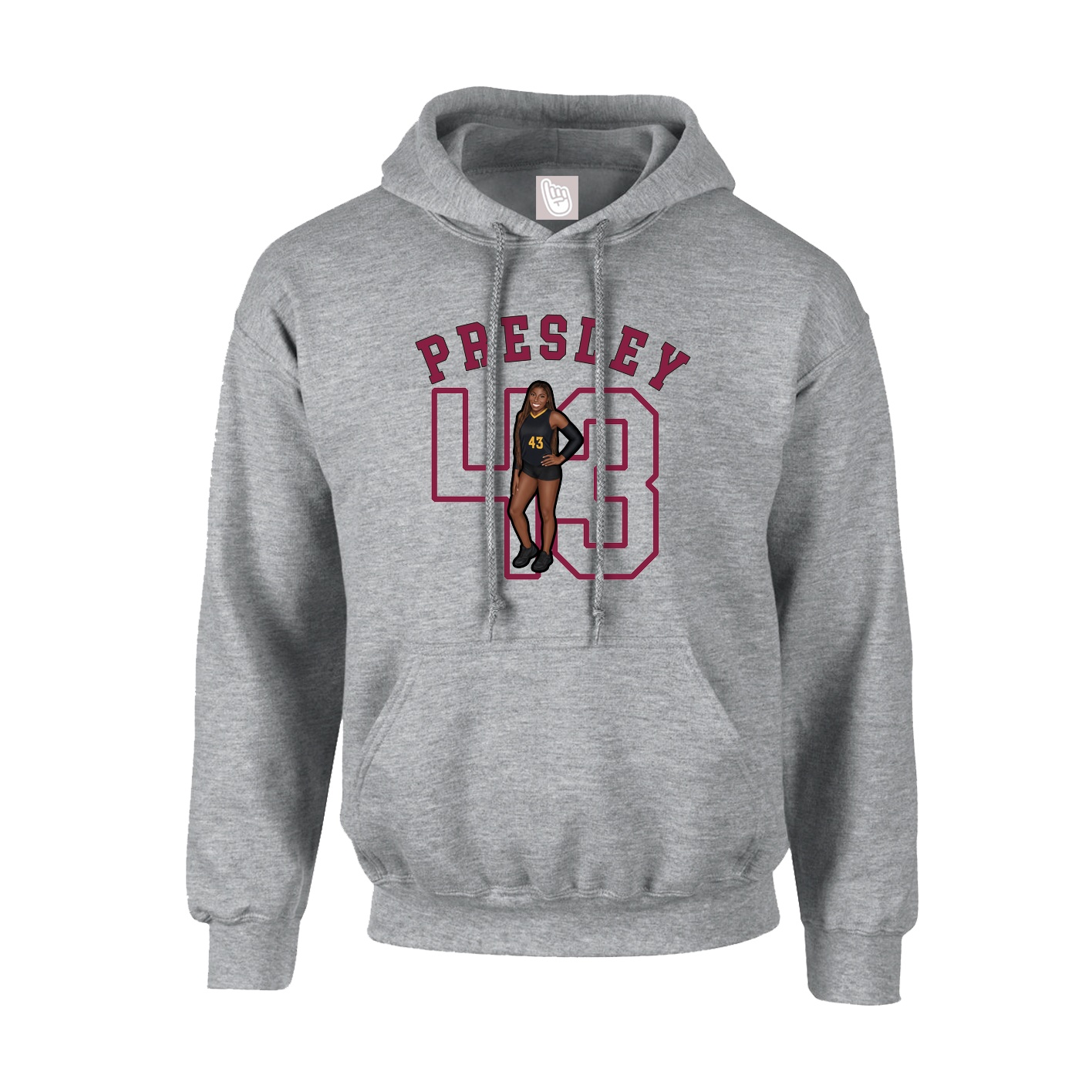 Hoodie — Shirsey Arch in Grey