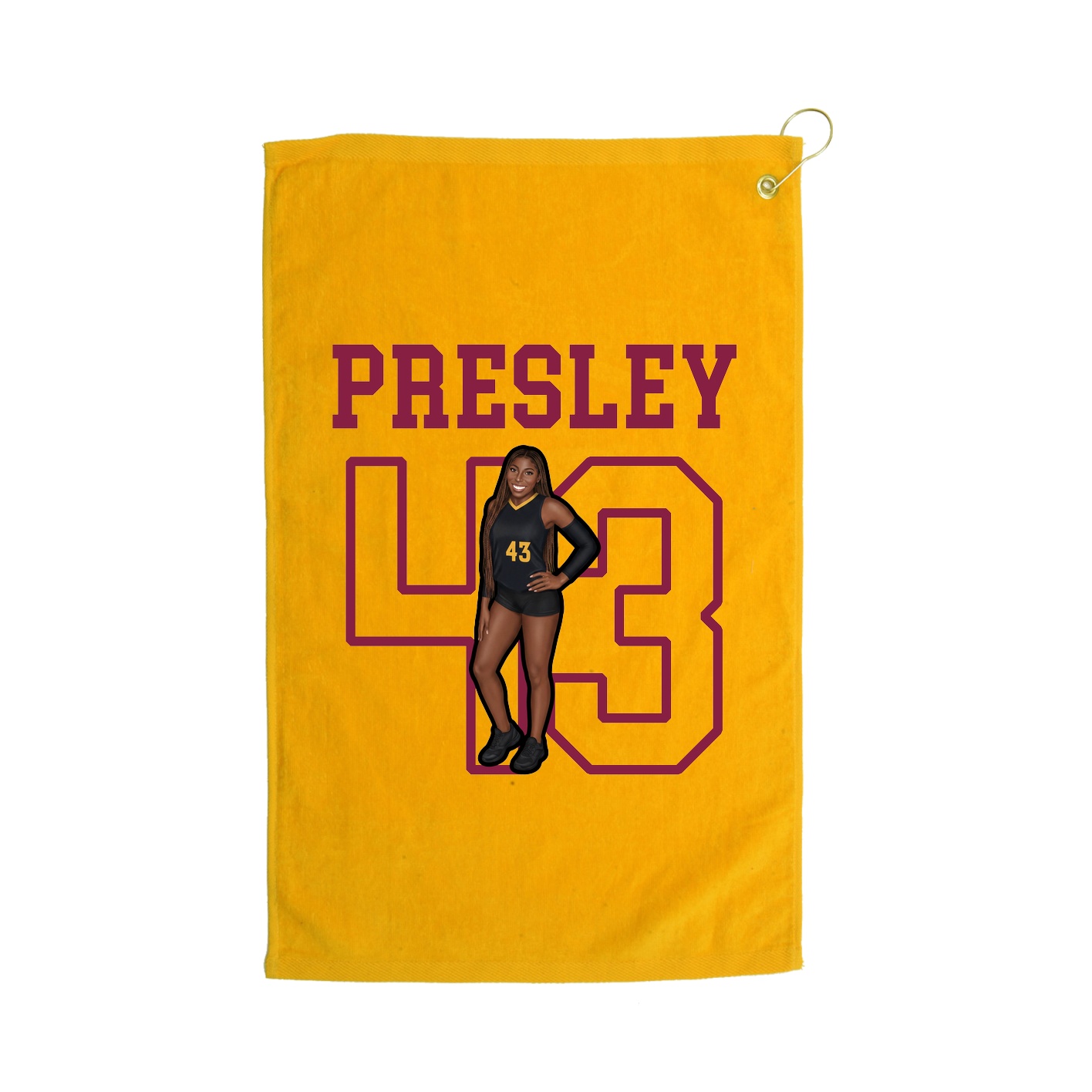 Golf Towel — Shirsey in Gold