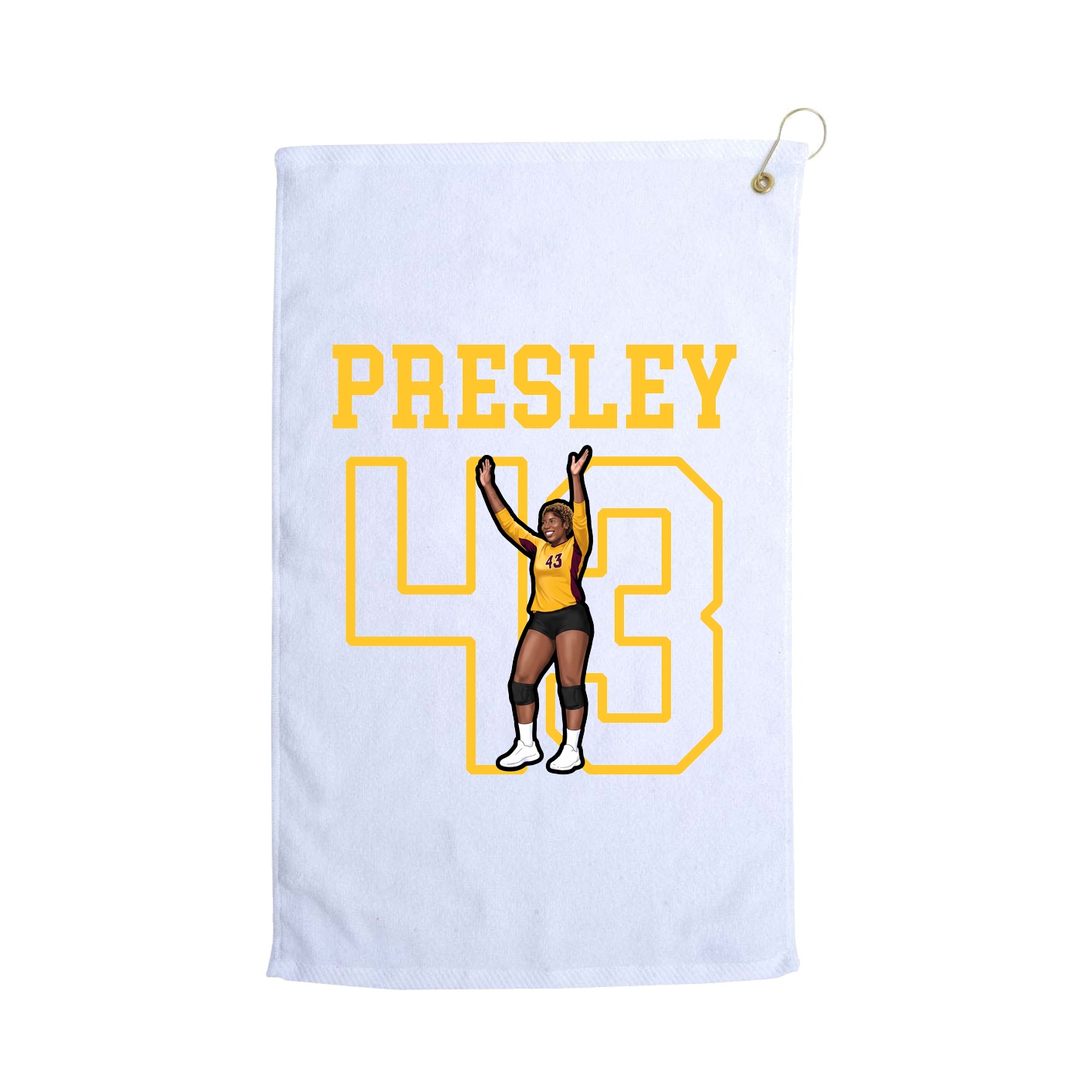 Golf Towel — Shirsey in White