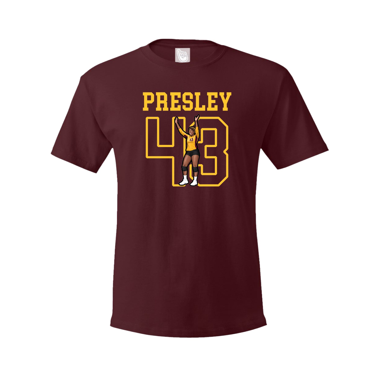 Youth Tee — Shirsey in Maroon