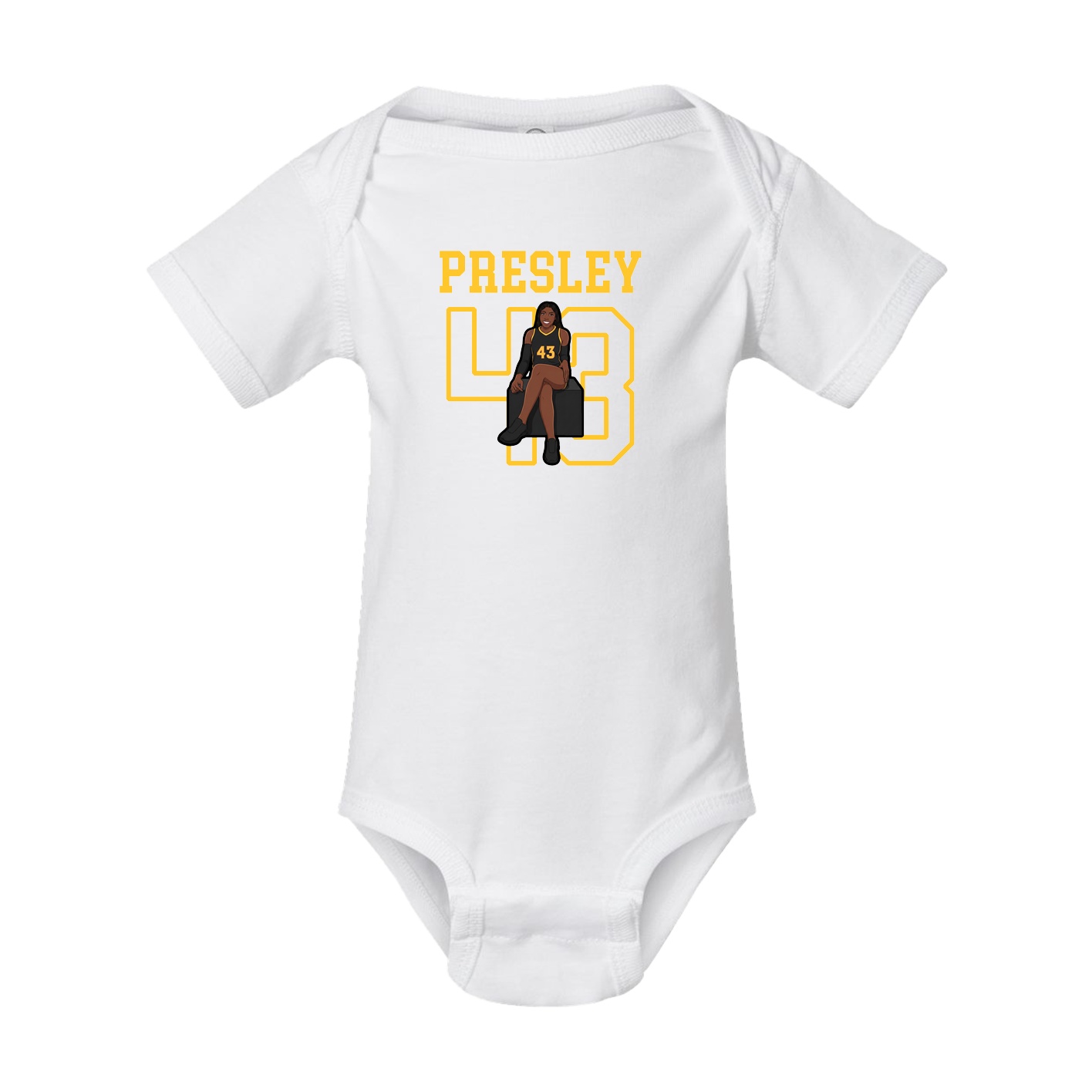 Baby Onesie — Shirsey in White