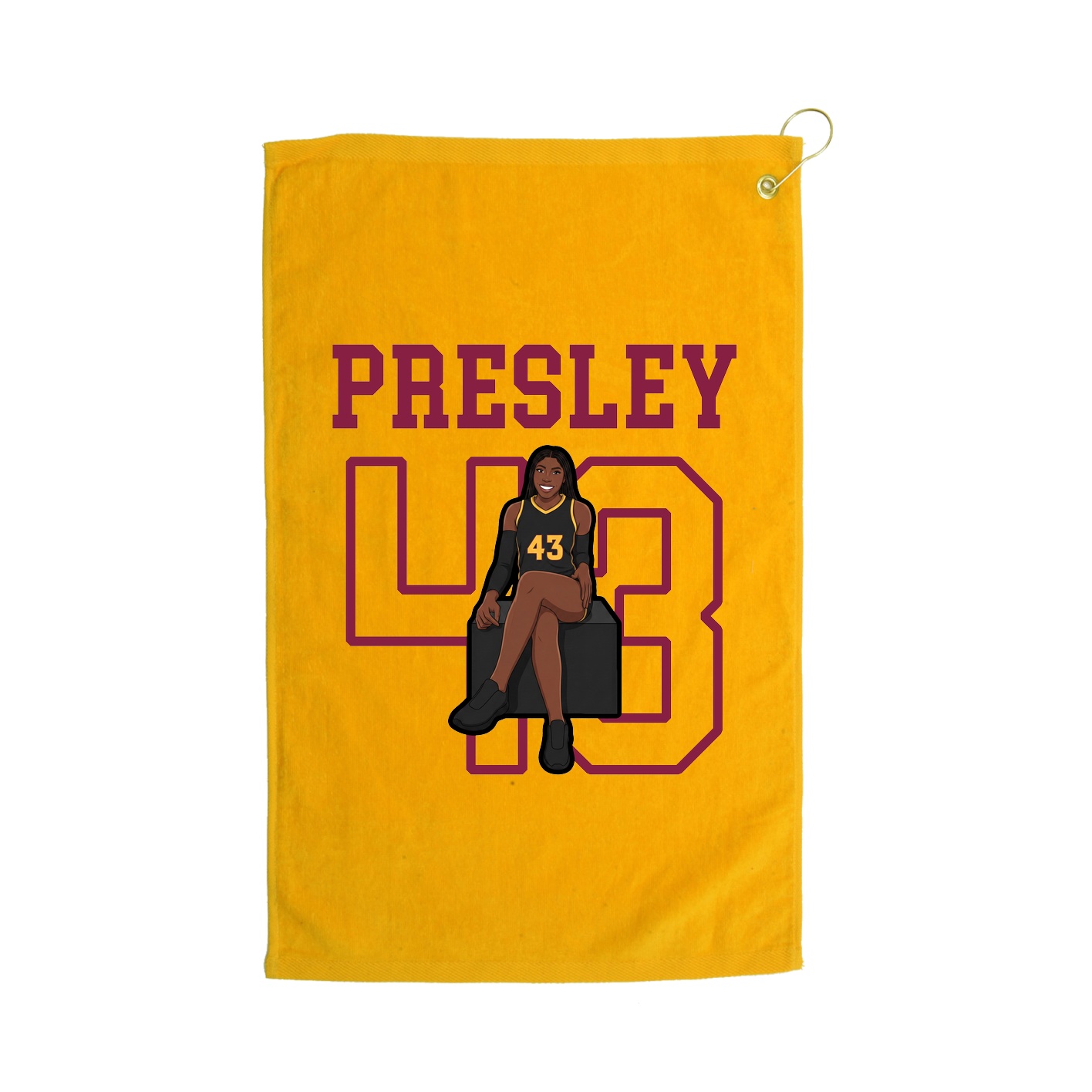 Golf Towel — Shirsey in Gold
