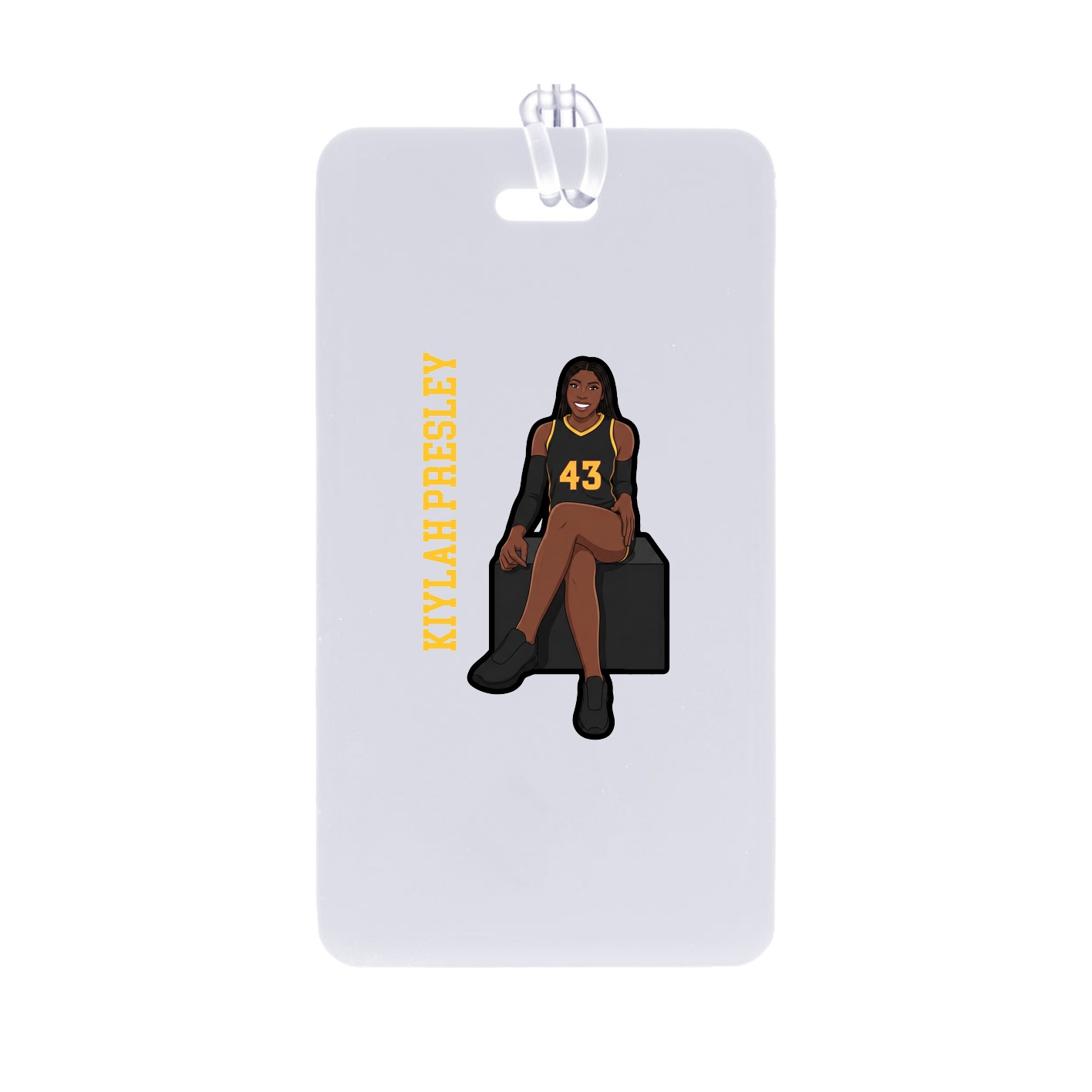 Bag Tag — Name Vertical in Classic