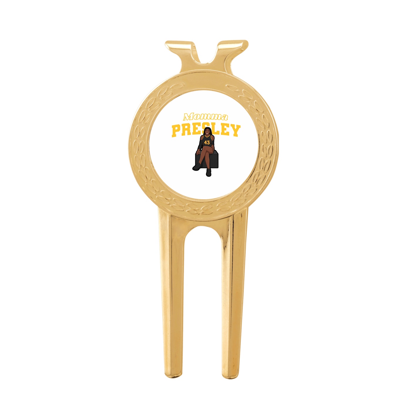 Divot Tool with Ball Marker — Mothers Day Block in Classic
