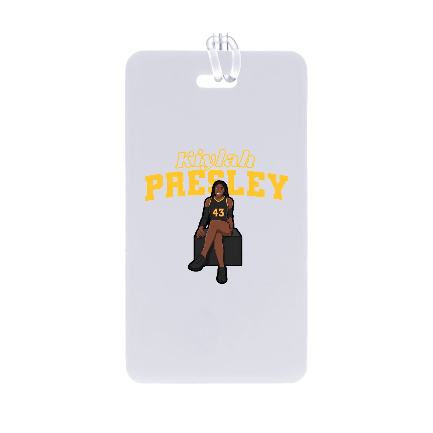 Bag Tag — Name Arch in Classic