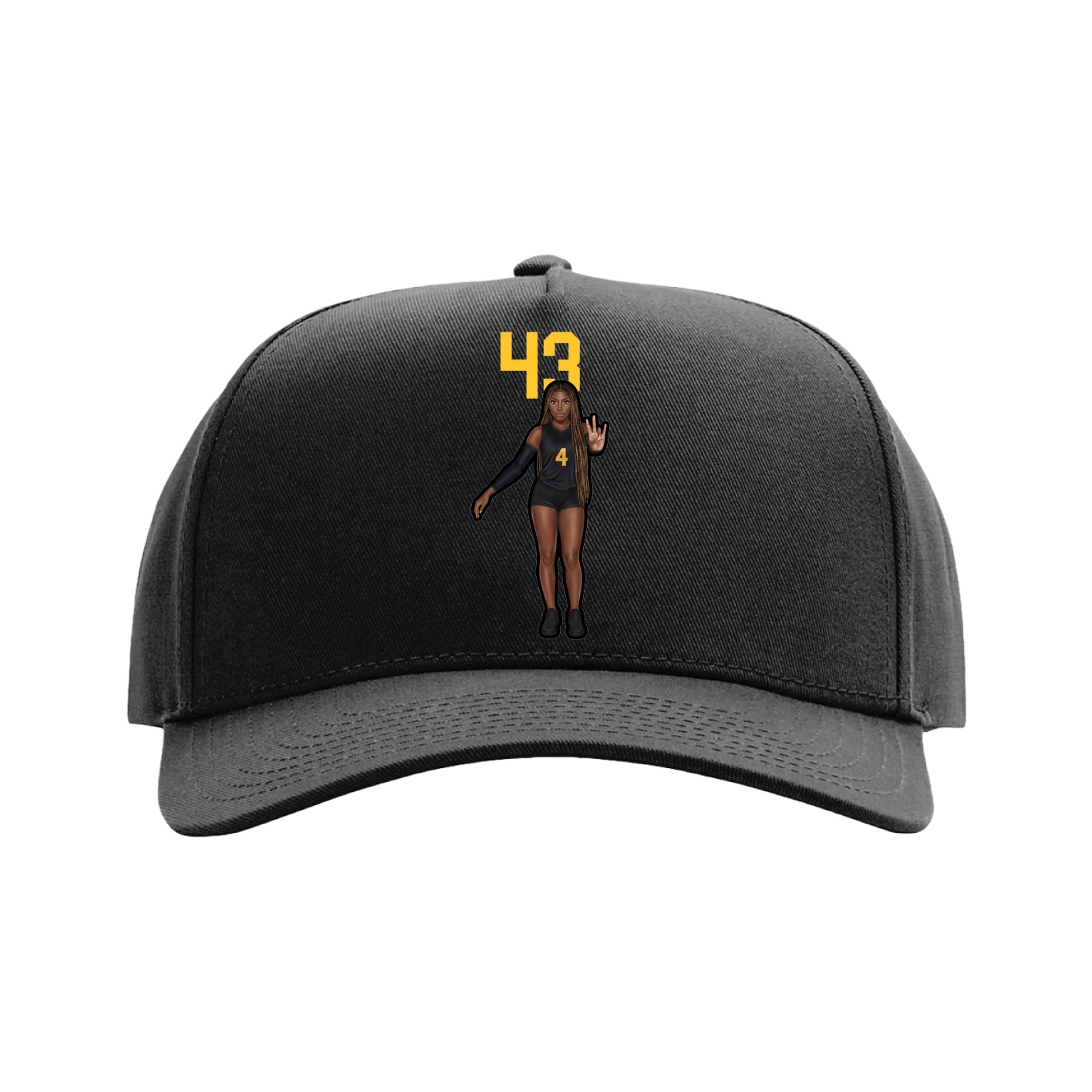 Full Fabric Five-Panel Champ Cap