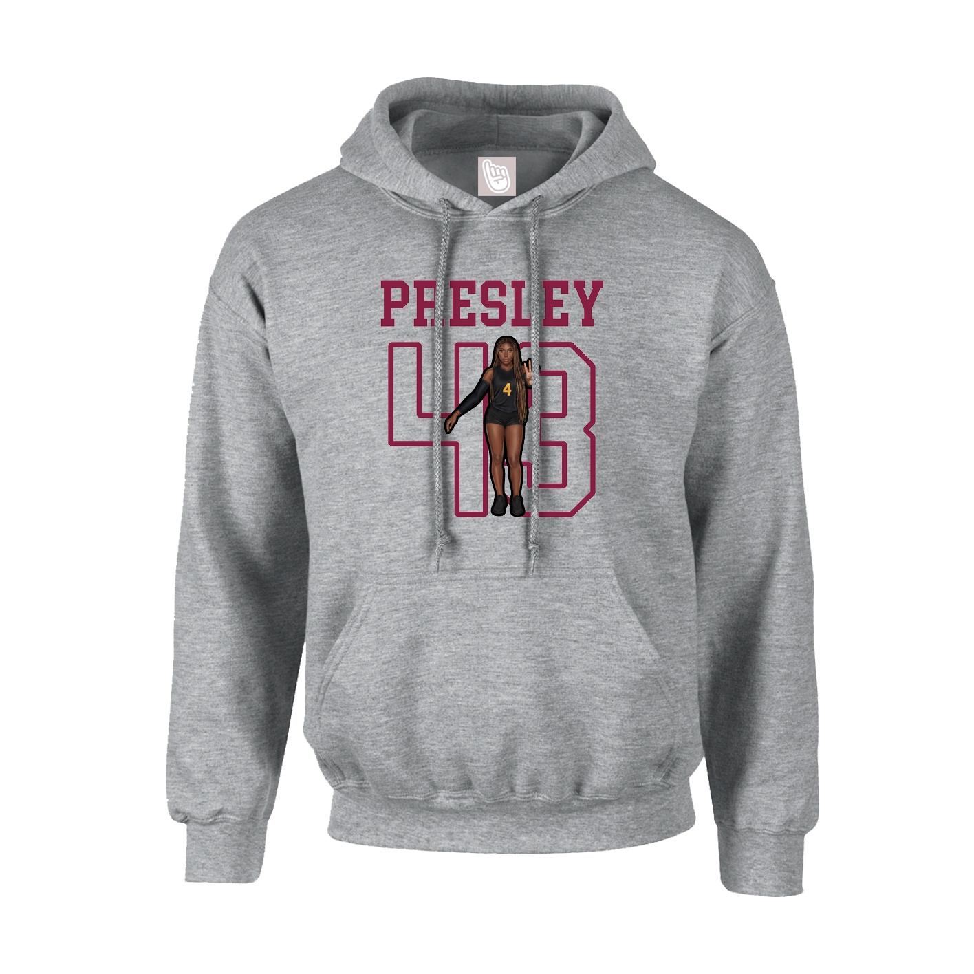 Hoodie — Shirsey in Grey