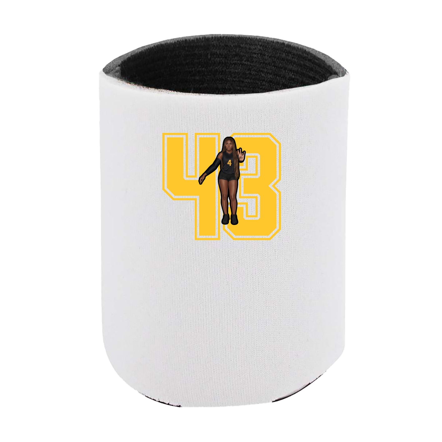 Can Holder — Number in White