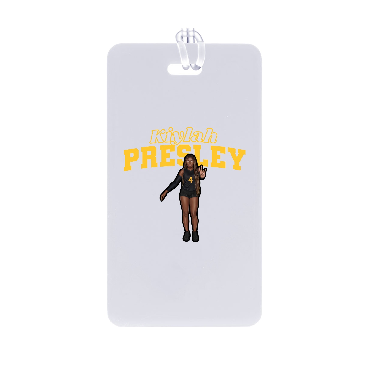 Bag Tag — Name Arch in Classic