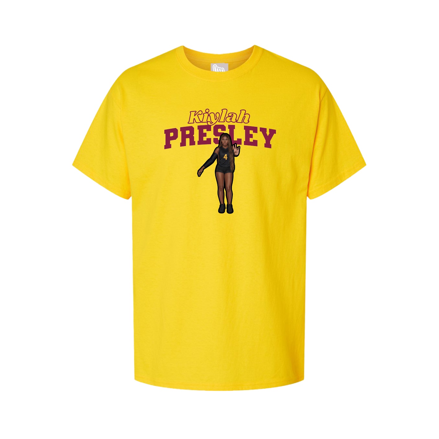 Tee — Name Arch in Gold