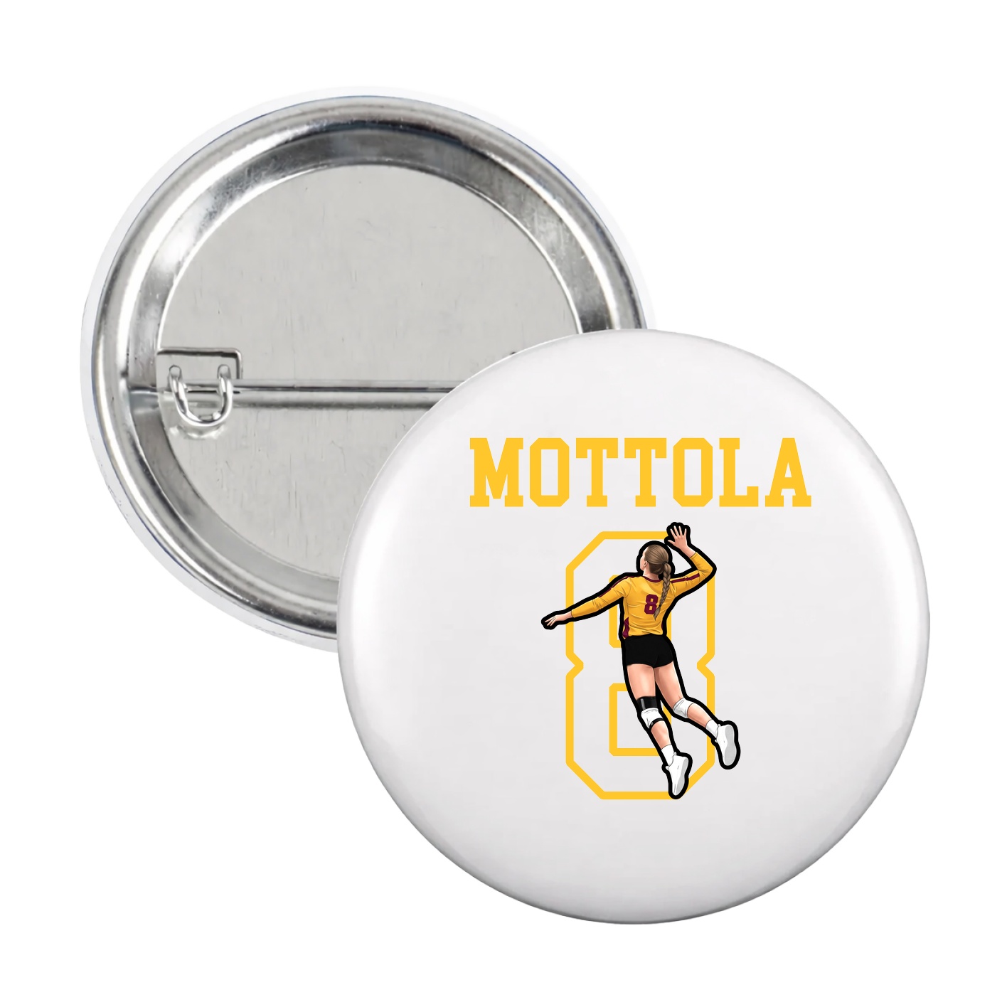 Game Day Button — Shirsey in White