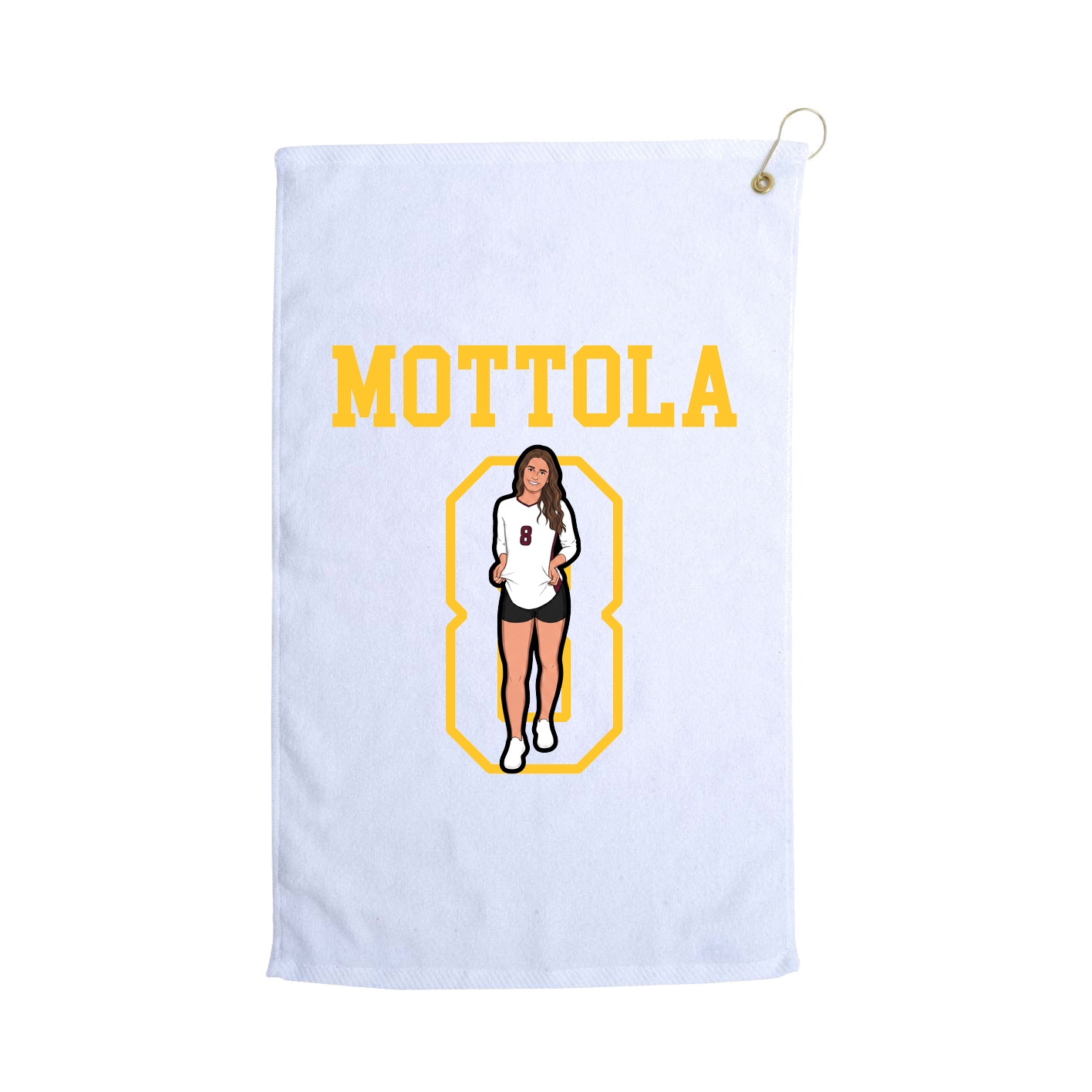 Golf Towel — Shirsey in White
