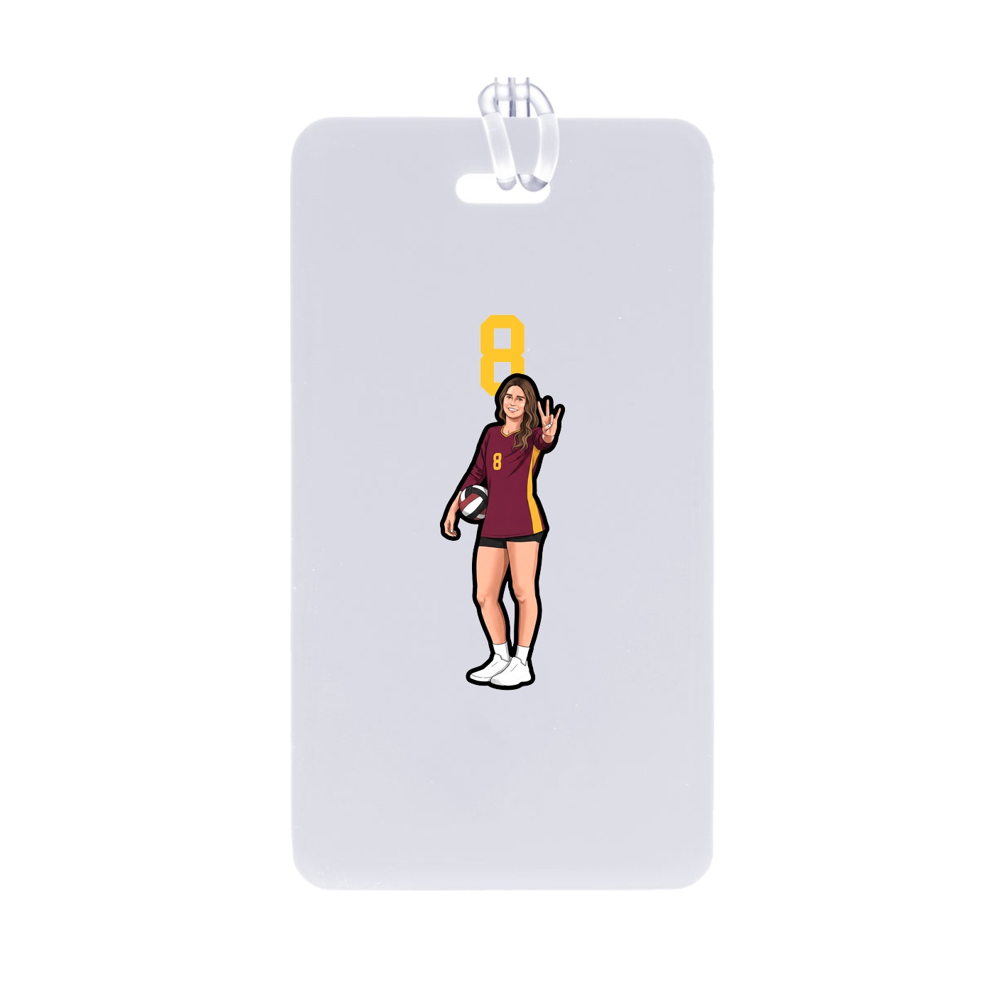 Bag Tag — Number Top in Classic