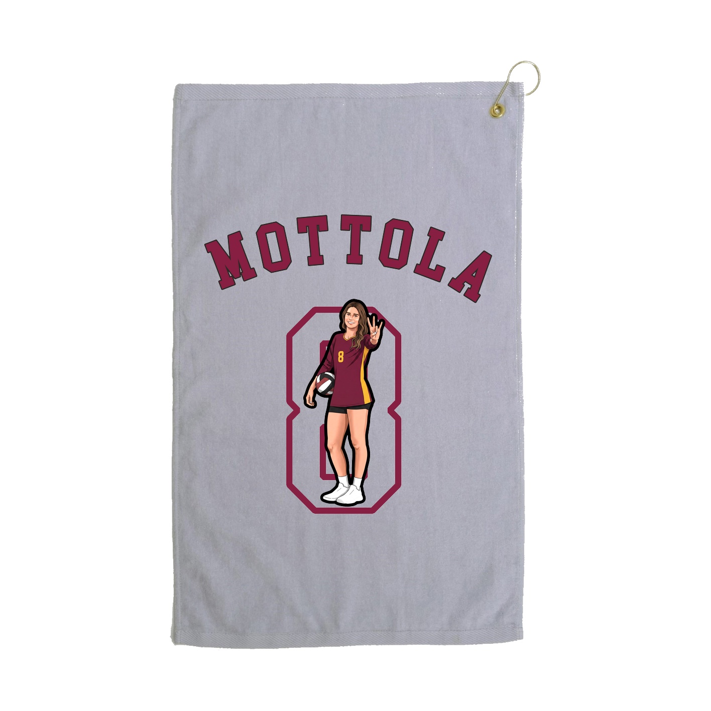 Golf Towel — Shirsey Arch in Grey