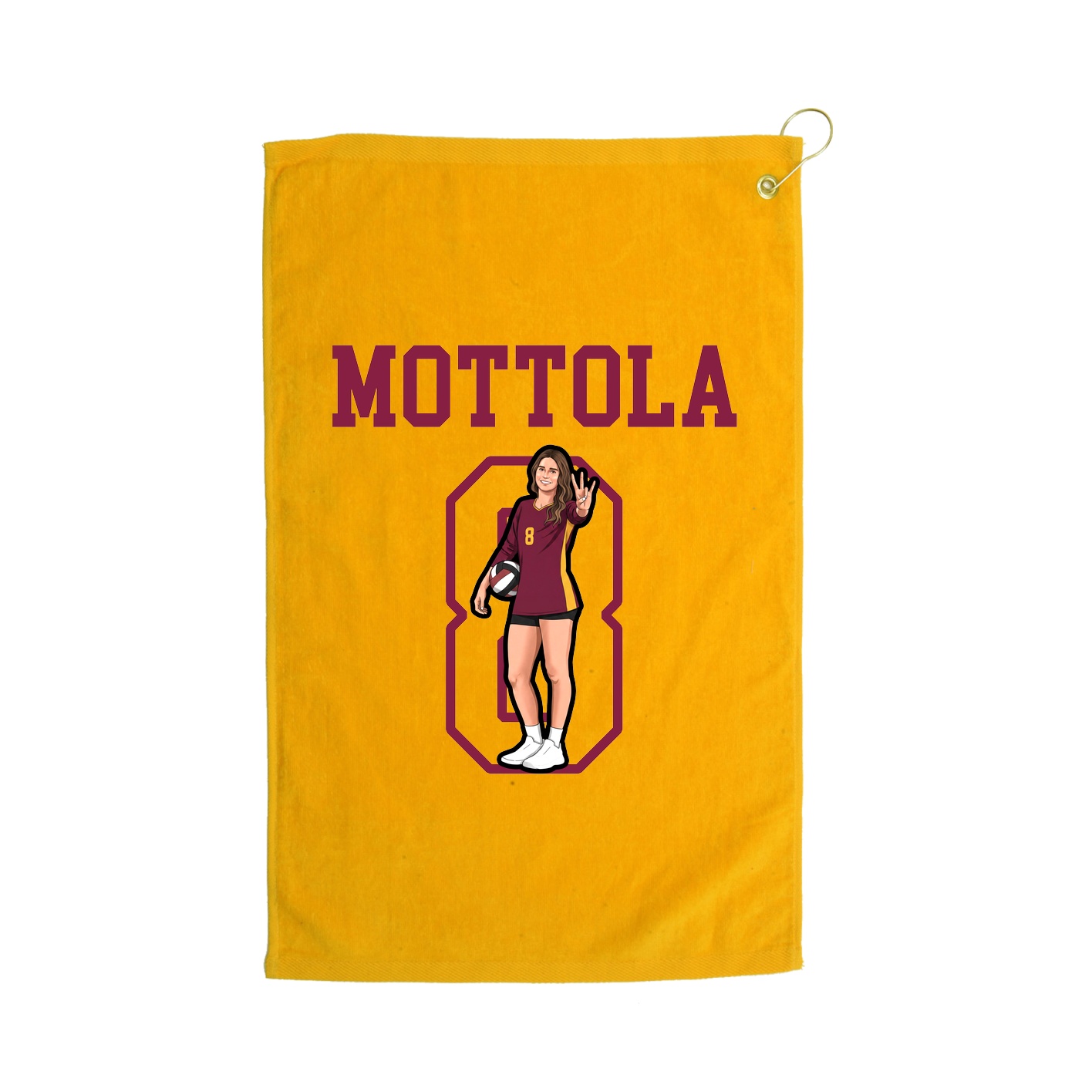 Golf Towel — Shirsey in Gold
