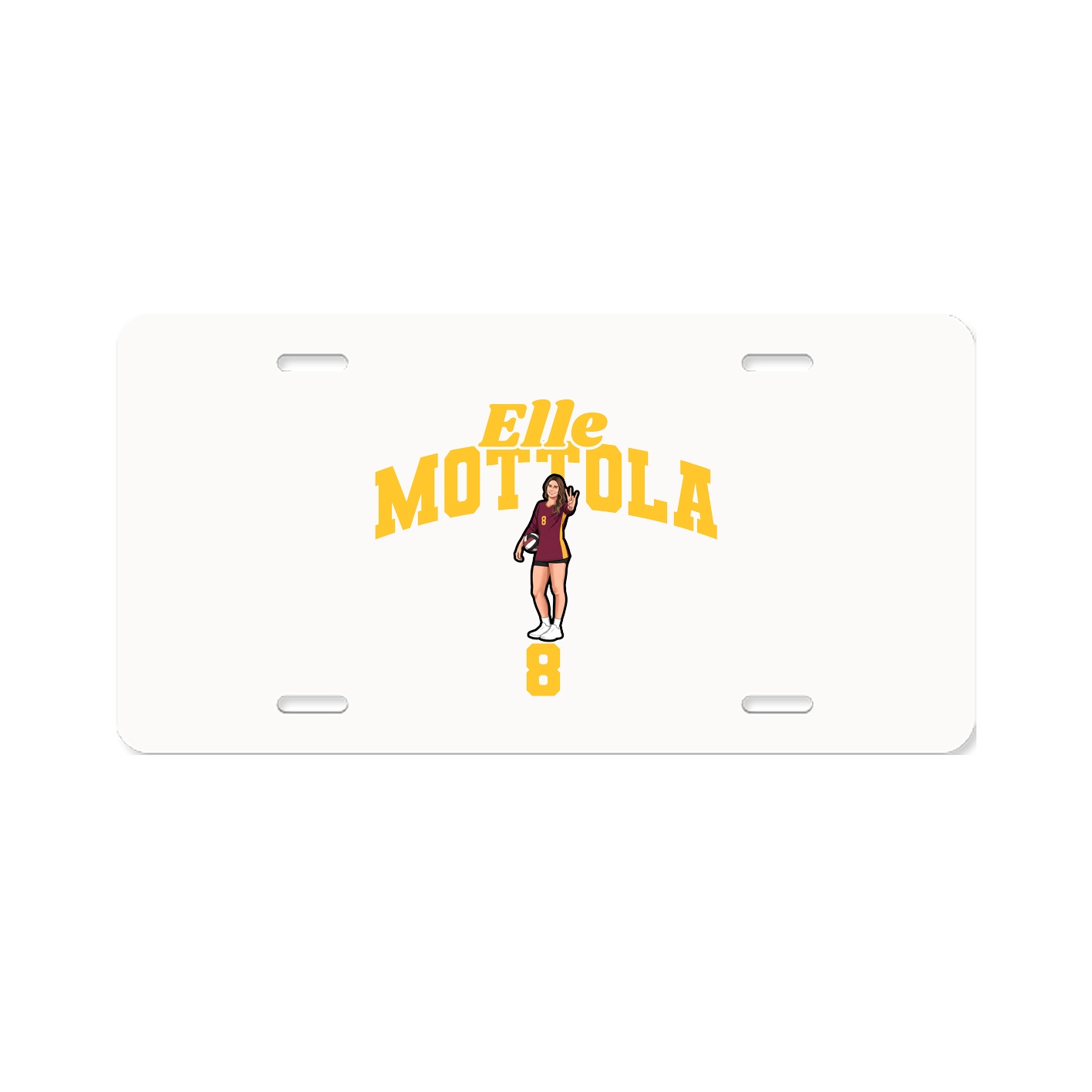 License Plate — Signature Arch in Classic